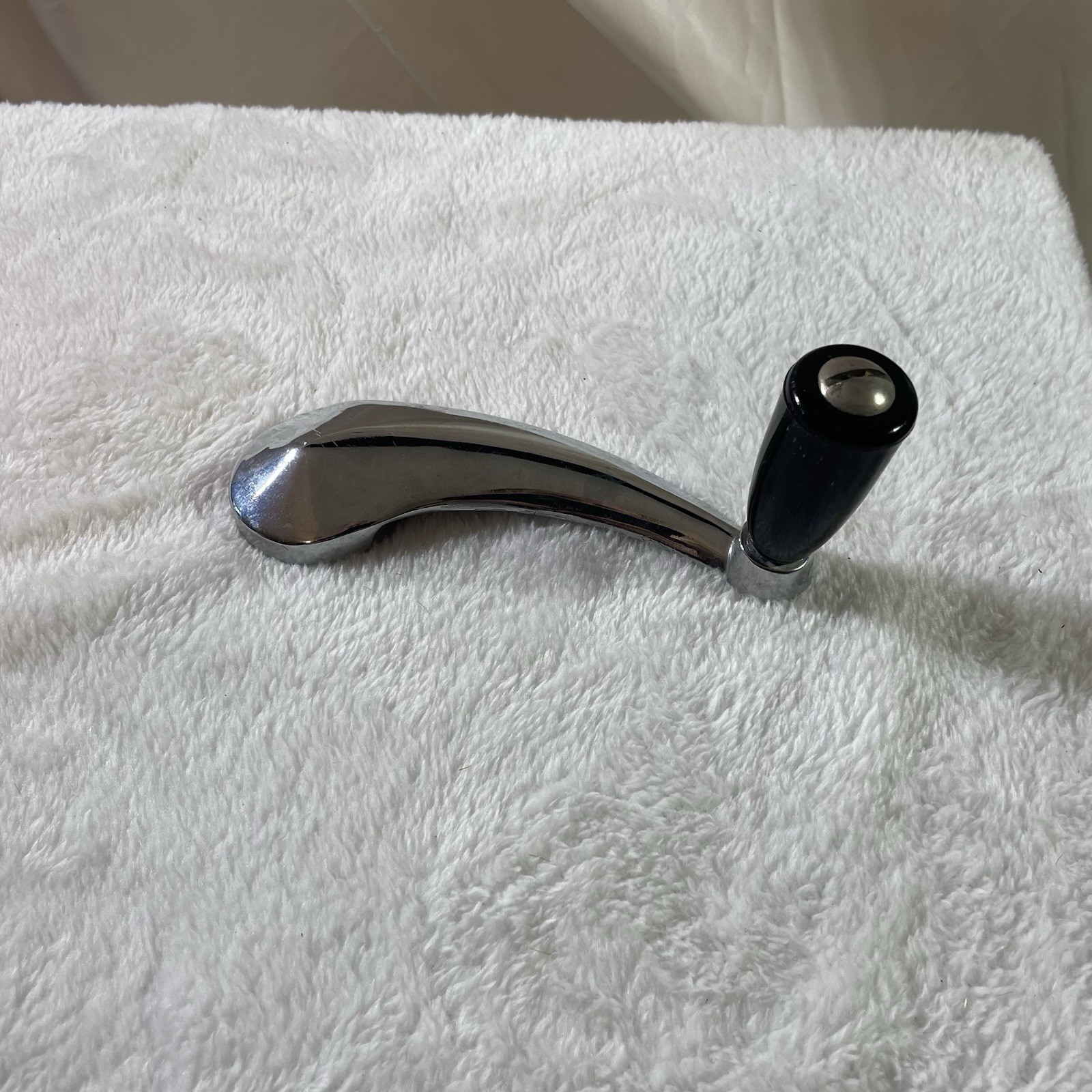 Vintage SALADMASTER FOOD PROCESSOR Replacement Chrome Hand Crank Drive Unit Only