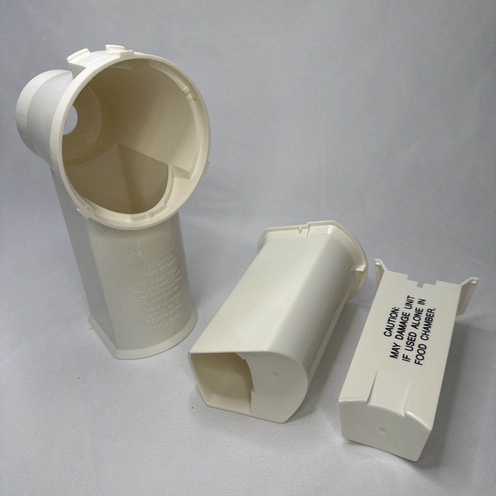 PRESTO PROFESSIONAL SALAD SHOOTER OEM PARTS FOOD CHUTE & PUSHER