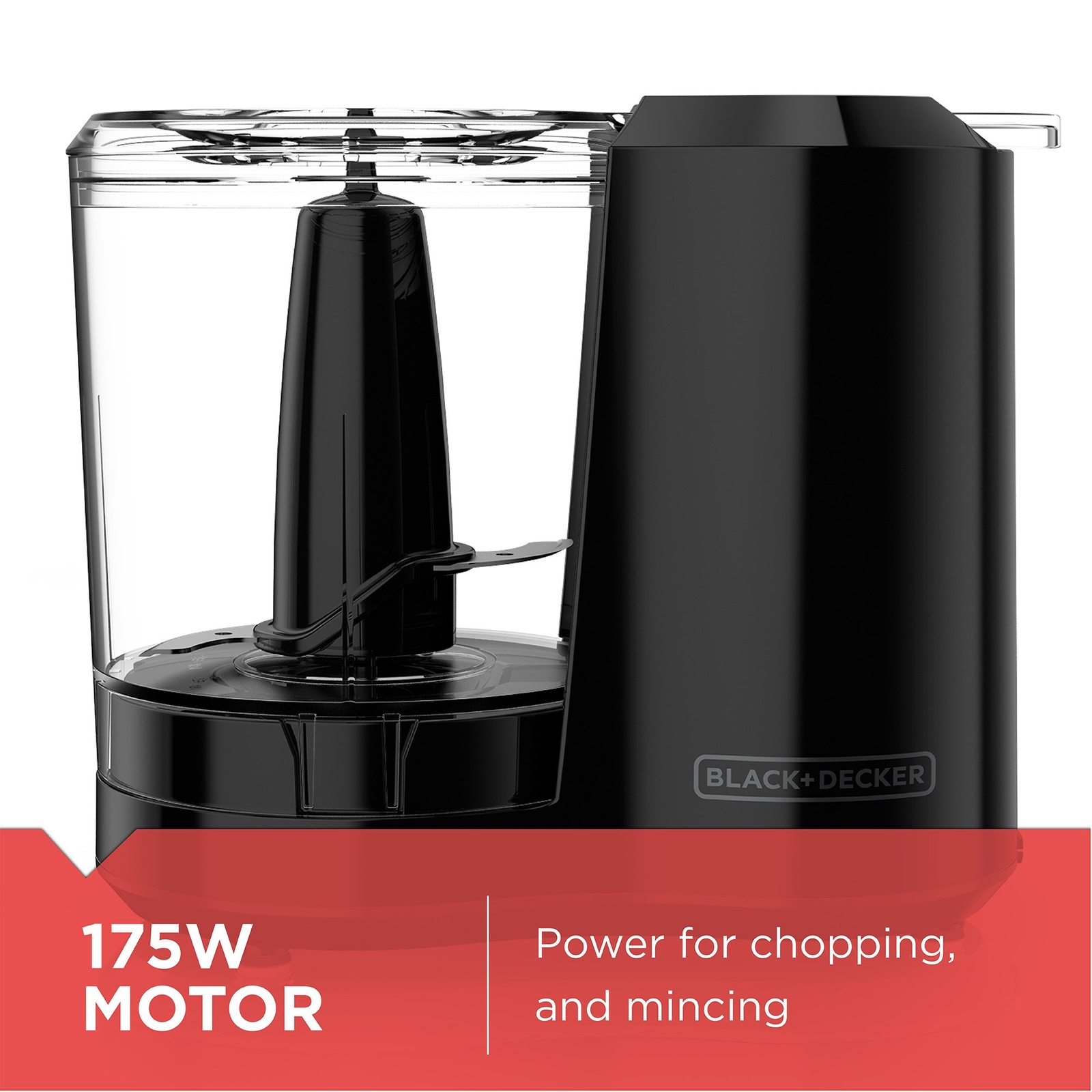 Black Decker FreshPrep One Touch Chopper 3 Cup Capacity Dishwasher Safe