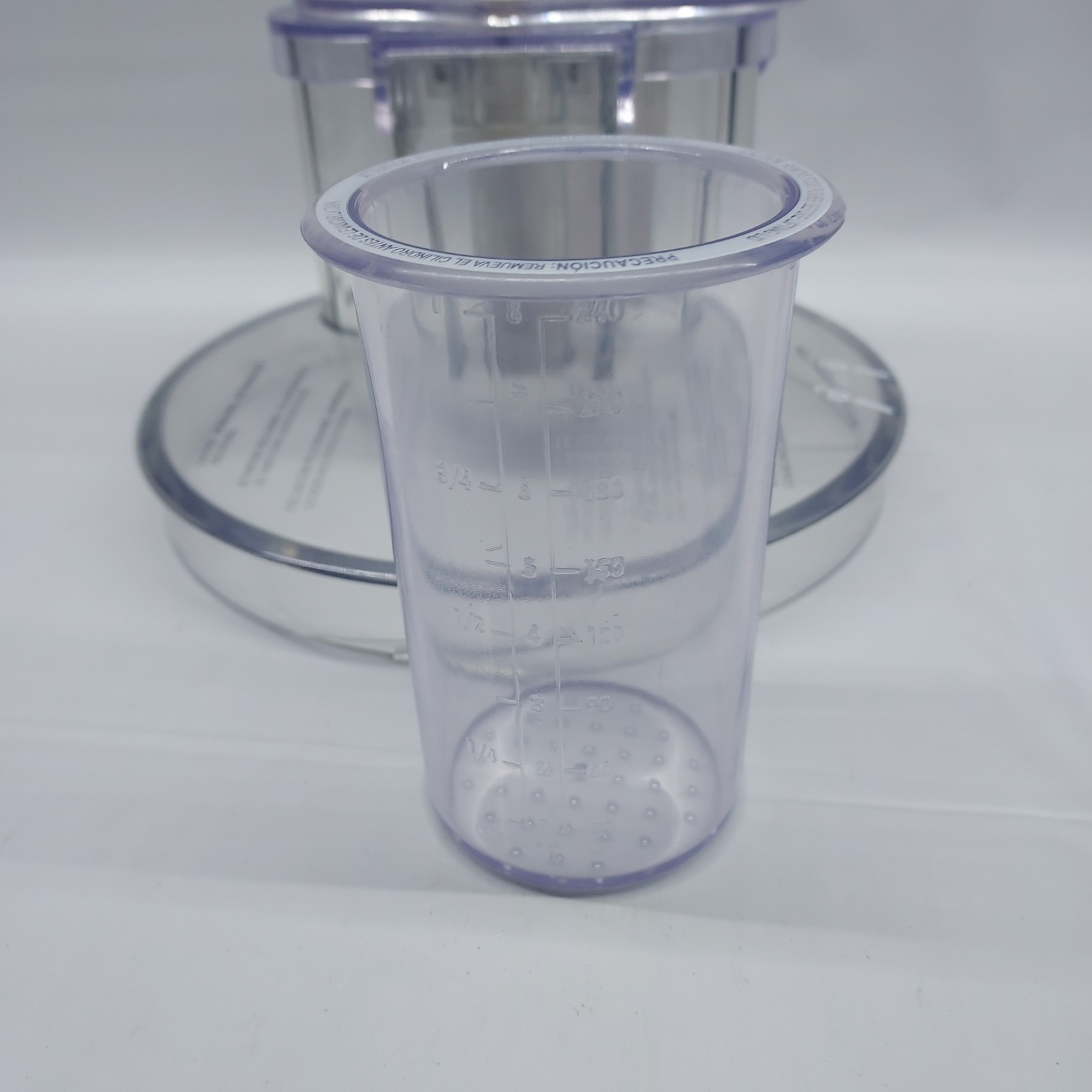 Hamilton Beach 70590 Big Mouth Food Processor Lid Feed Chute Assembly & Pusher