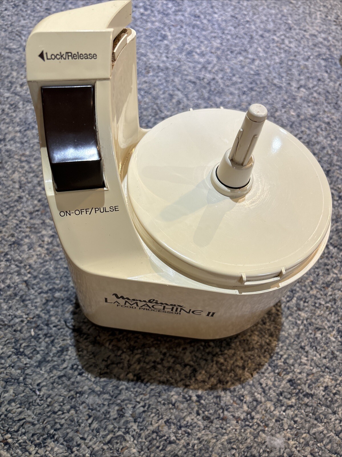 Moulinex La Machine II Food Processor Vintage Base Only Tested Working