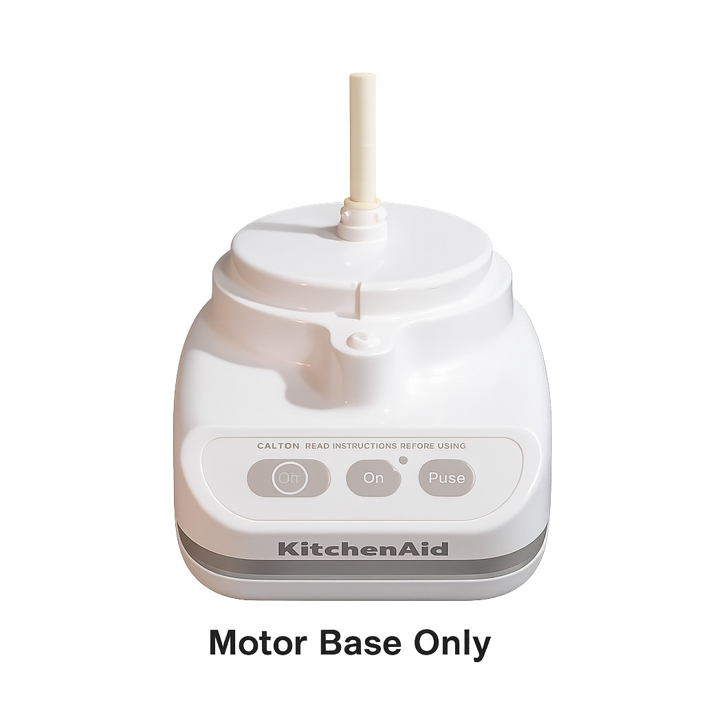 KitchenAid Food Processor MOTOR BASE Only KFP600WH 11-Cup White Tested VIDEO