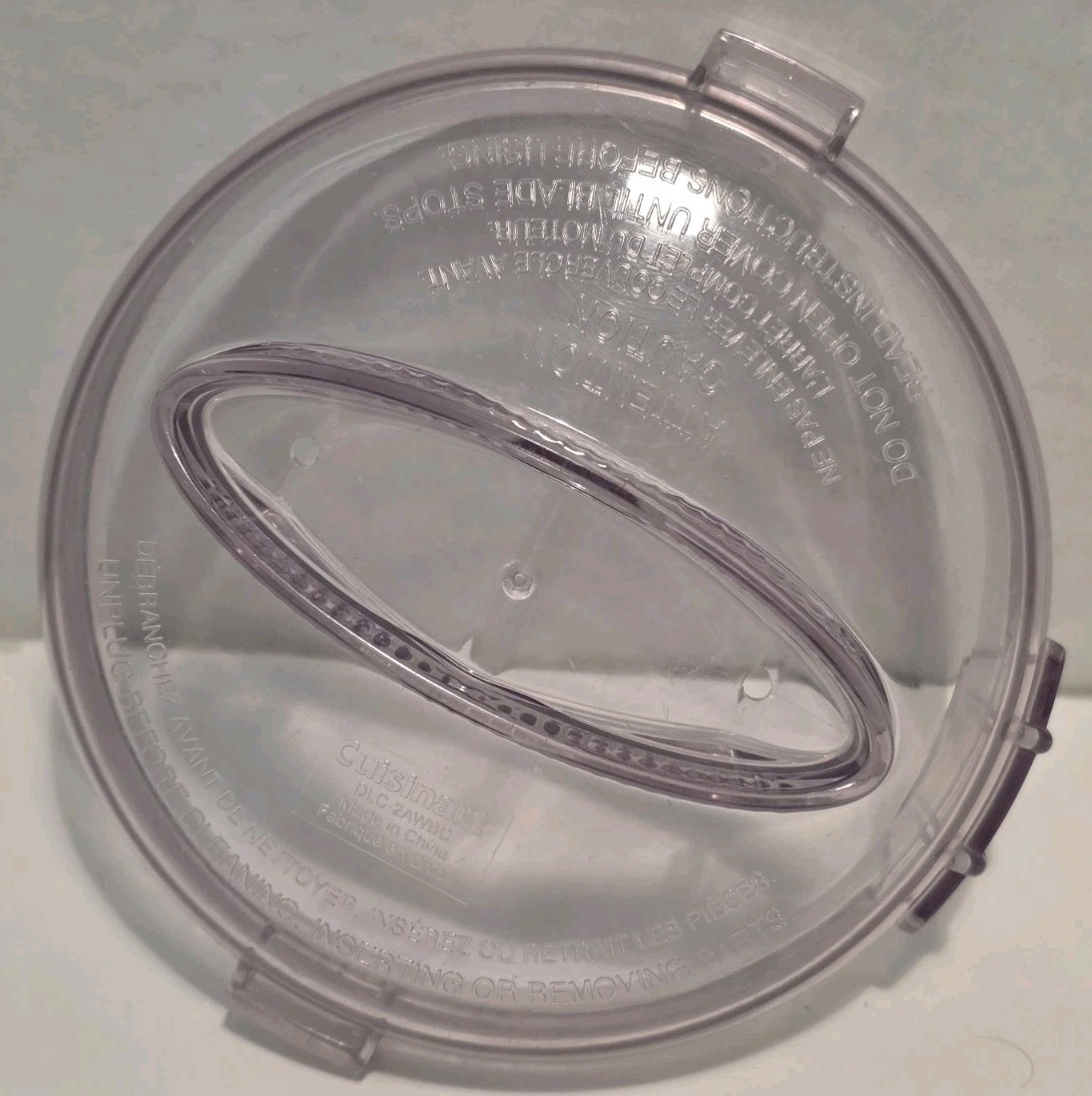 Cuisinart DLC-2A Mini Prep Plus Food Processor Bowl Cover LID *PART* DLC-2AWBC