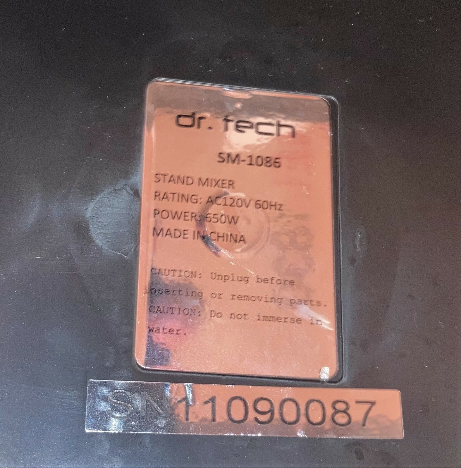 DR. TECH SM-1086 3-IN-1 FOOD STAND MIXER-BLENDER-PROCESSOR -NEW-