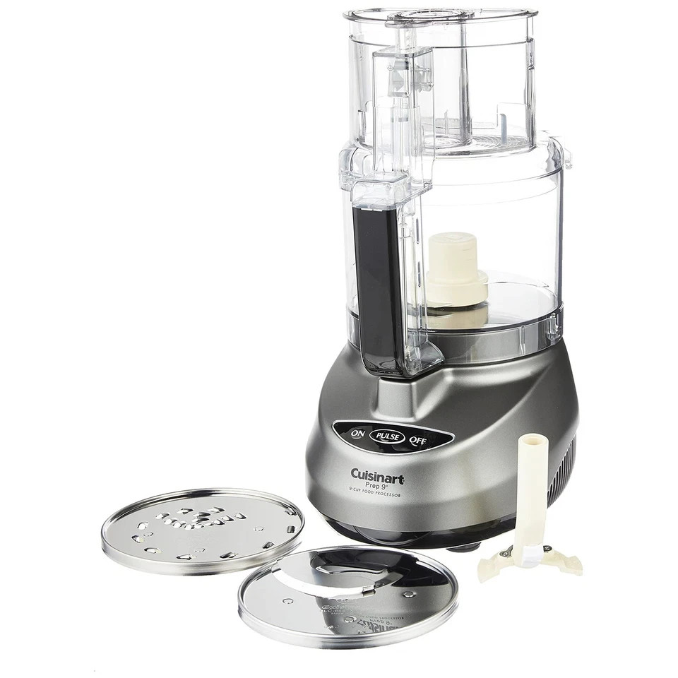 Cuisinart Prep 9 Cup Food Processor 600W Gun Metal DLC-2009GMAMZ New