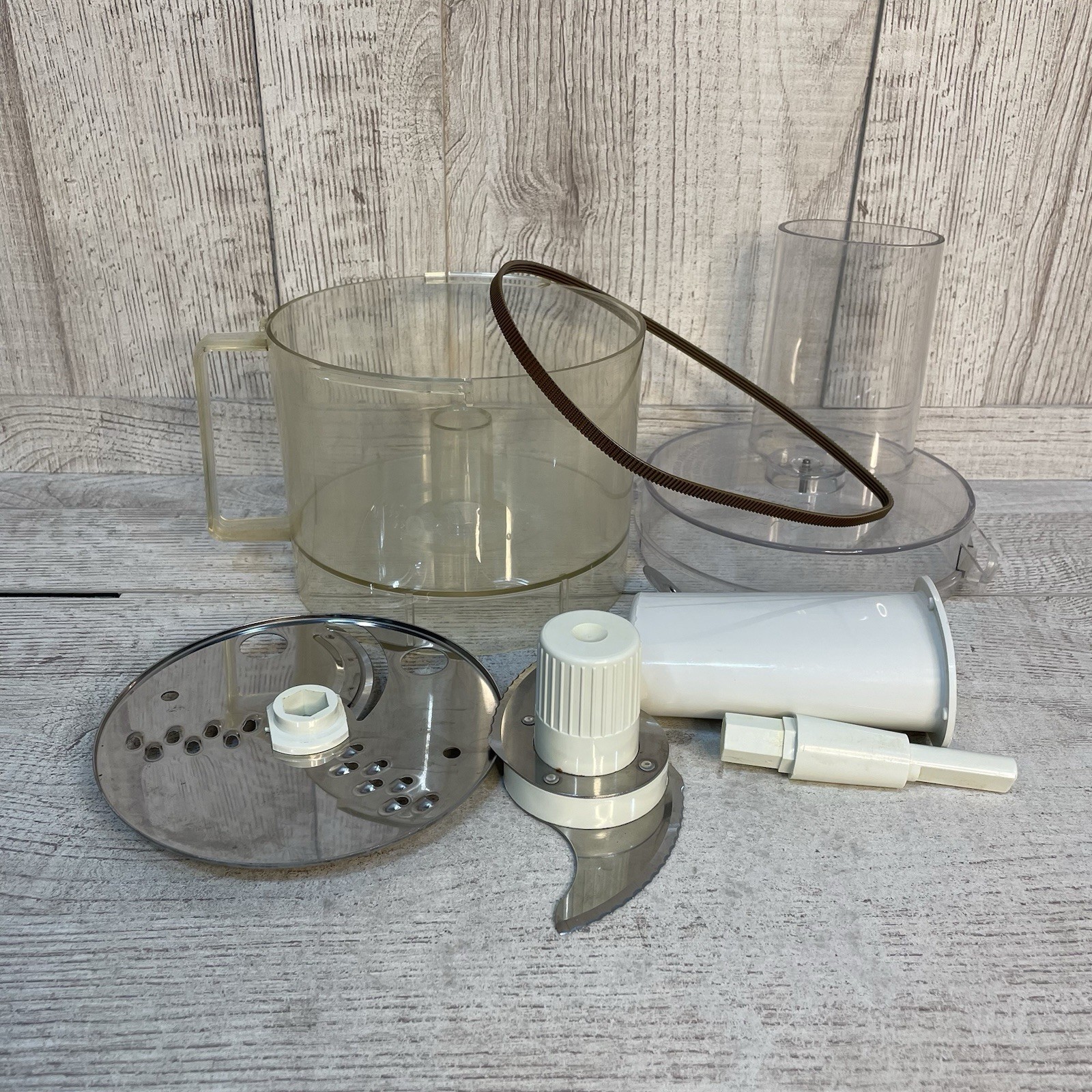 Parts Lot Hamilton Beach Food Processor Model 702R Stem Blade Lid Bowl Pusher