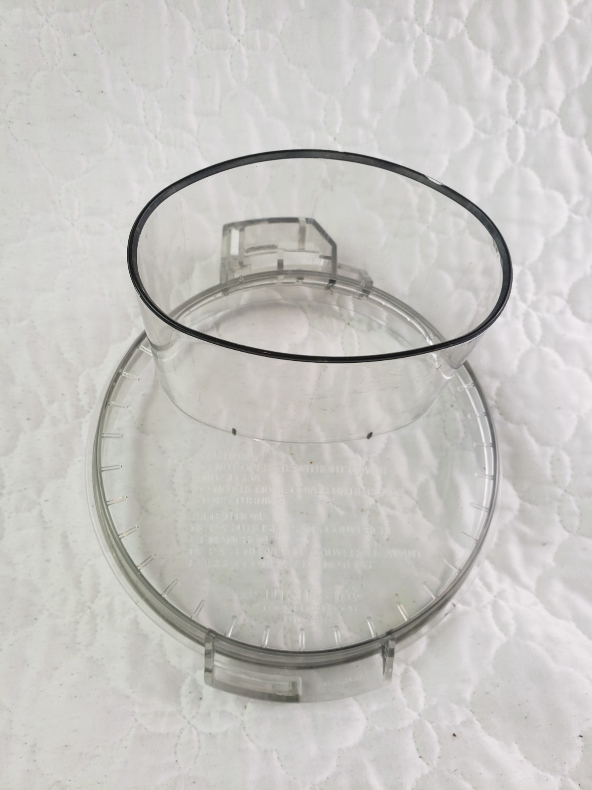 CUISINART Food Processor DLC-8 Amber Lid DLC-844TX DLC-837TX Replacement 3 pcs