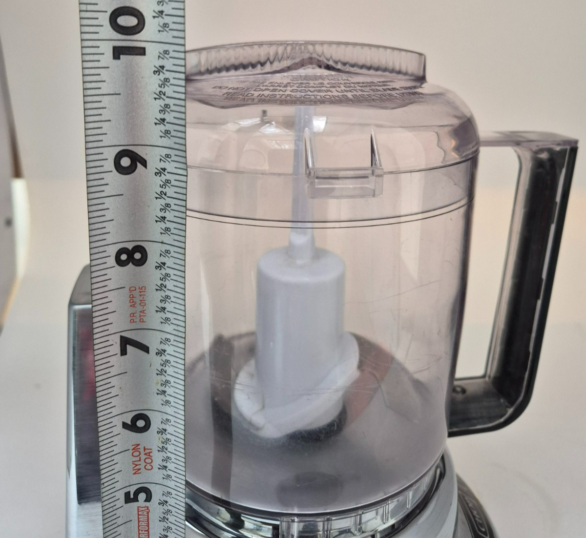 Cuisinart Cast Metal Mini-Prep Plus DLC-3 Processor Chrome Chop Grind Metal Body