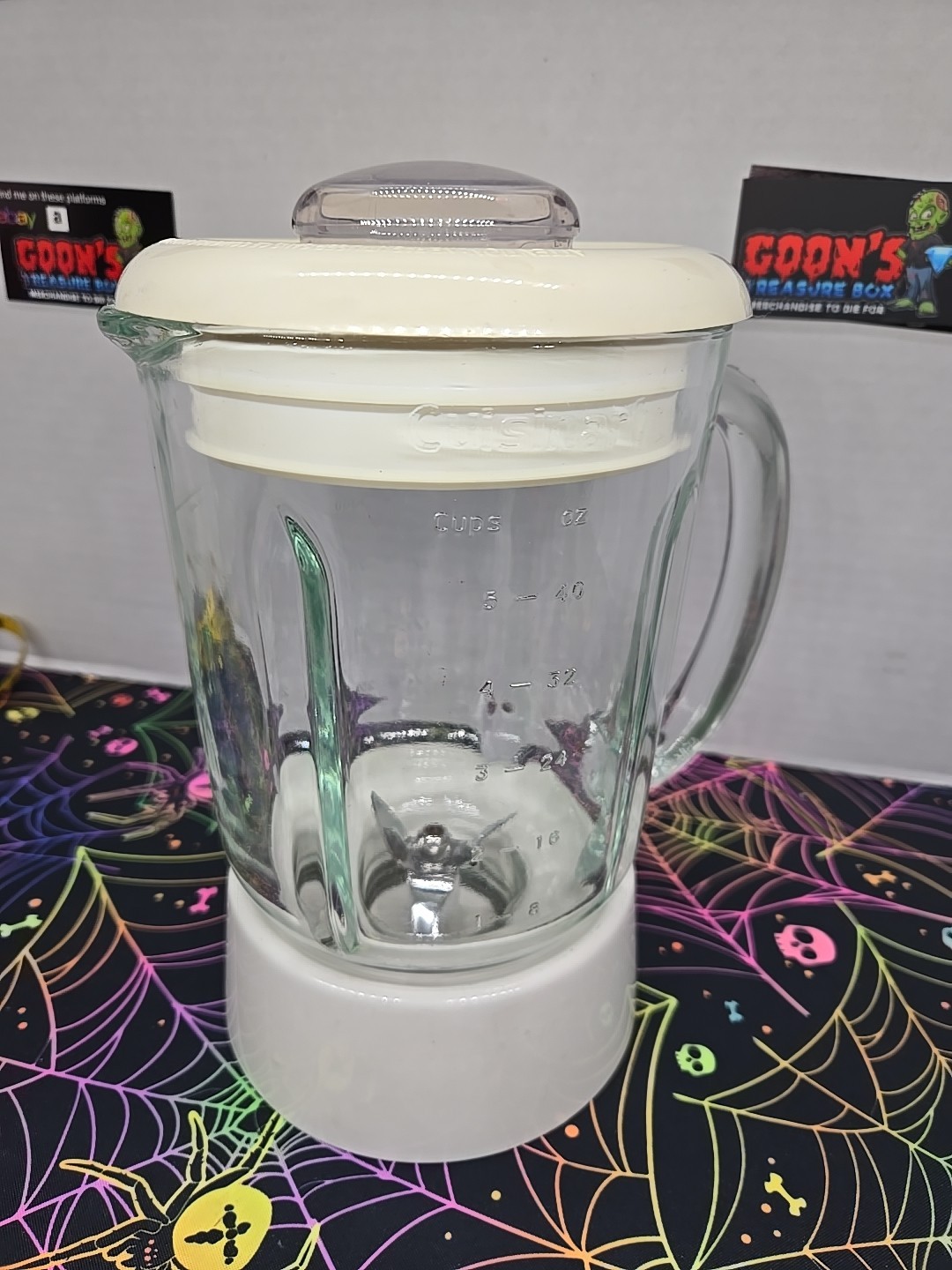 Cuisinart SmartPower SPB-7 Blender Glass Pitcher Blade White Lid