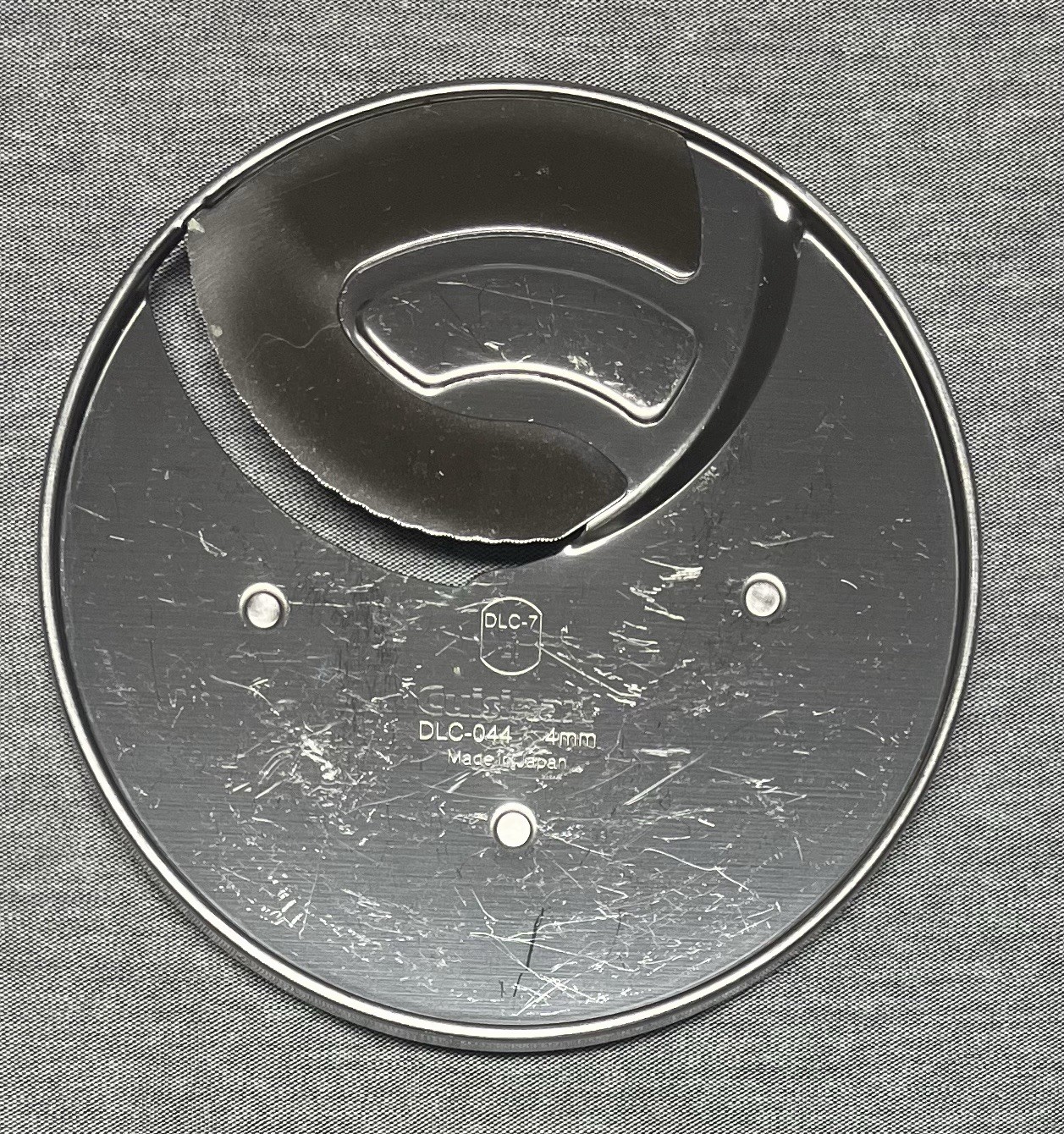 Cuisinart DLC-044 4mm Disc DLC-7 Food Processor Made In Japan FREE SHIPPING