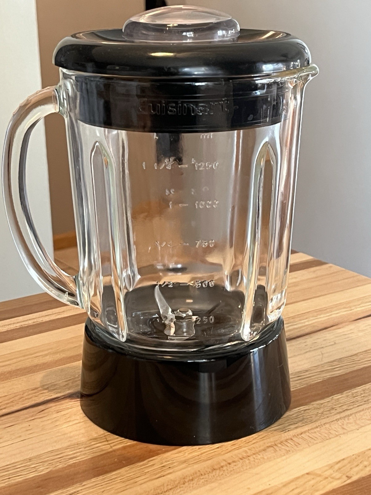 Cuisinart Smart Power Duet Processor Blender Glass Pitcher 48oz BFP-703CH Black