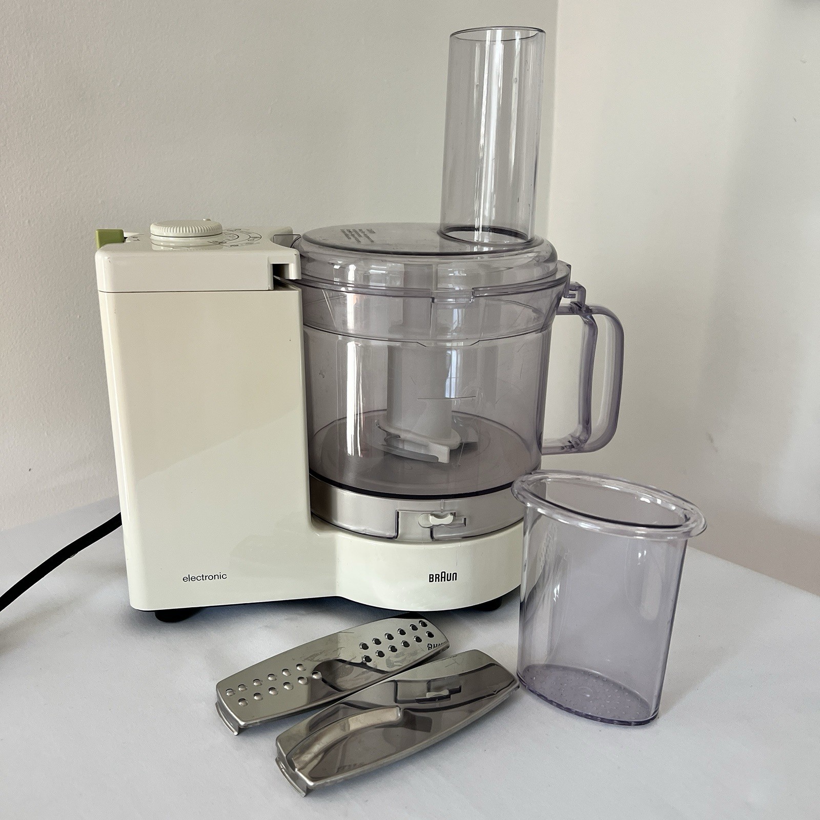 Vintage Braun Electronic Food Processor 4177 Made In Germany Tested Working
