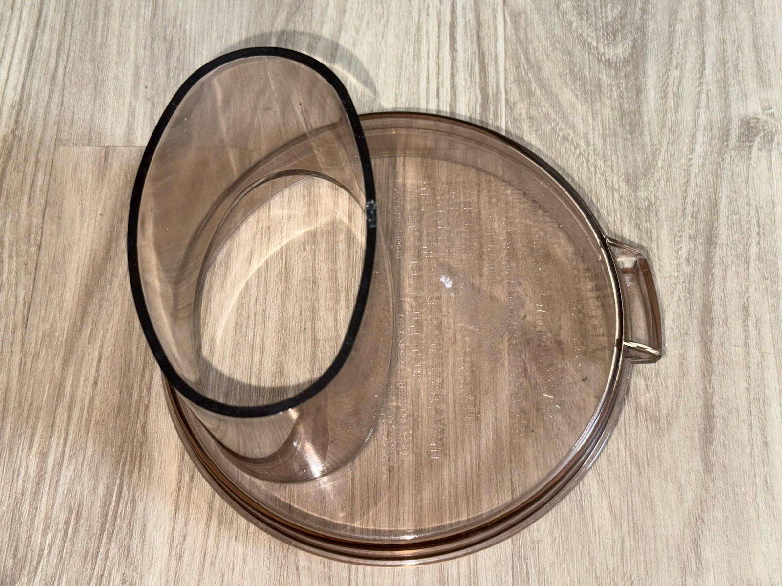 Cuisinart Food Processor DLC-10E Plastic Bin Tray Container Lid Pusher OEM