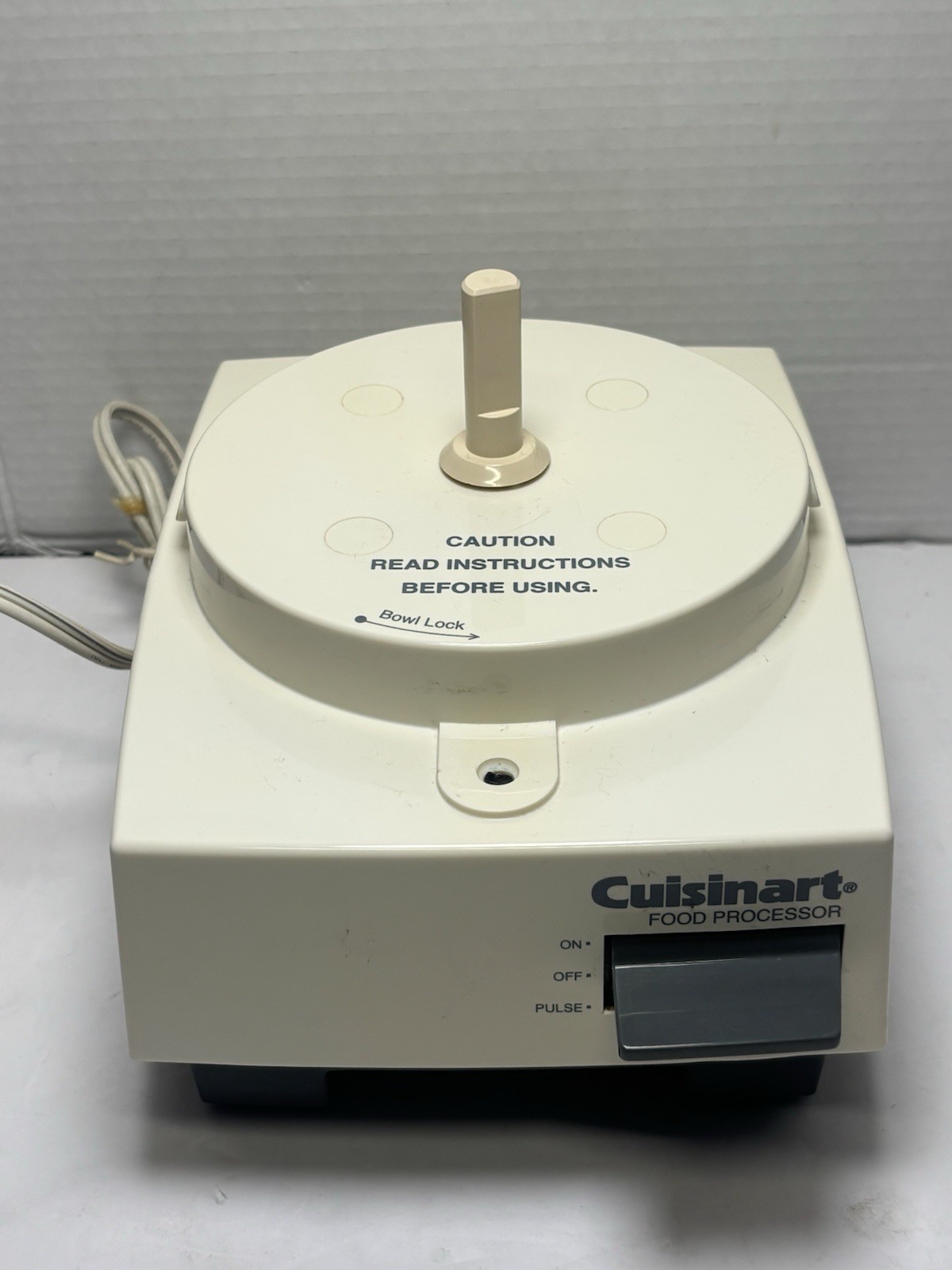 Cuisinart Basic Food Processor Motor DLC-5 TX Replacement Base Only Tested Works