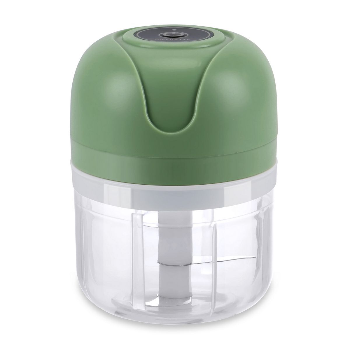 250ML+100ML Mini Electric Garlic Press Chopper Chili Onion Fruits Meat Mincer