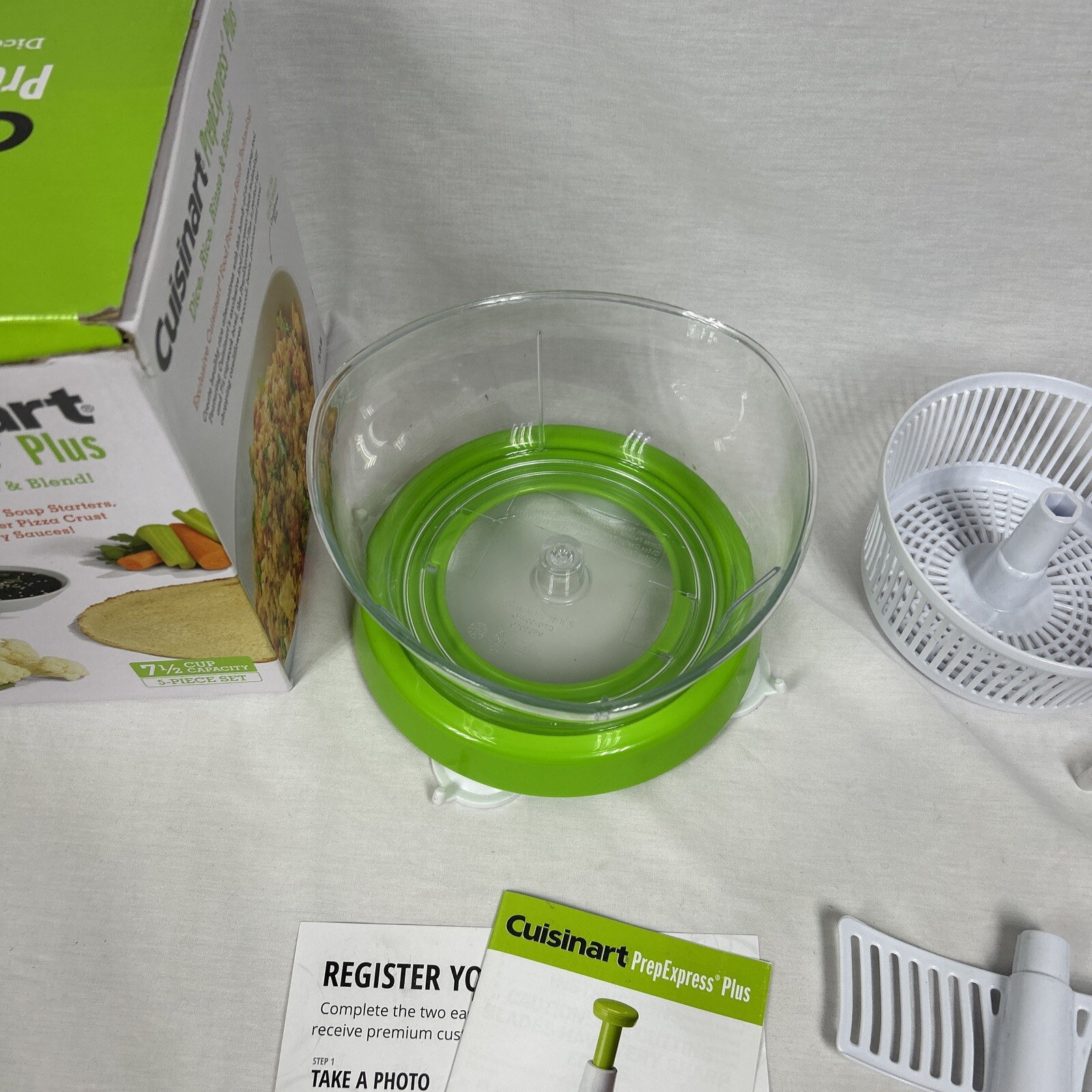 Cuisinart Prep Express Manual Food Processor CTG-00–RD Stainless Steel Blades