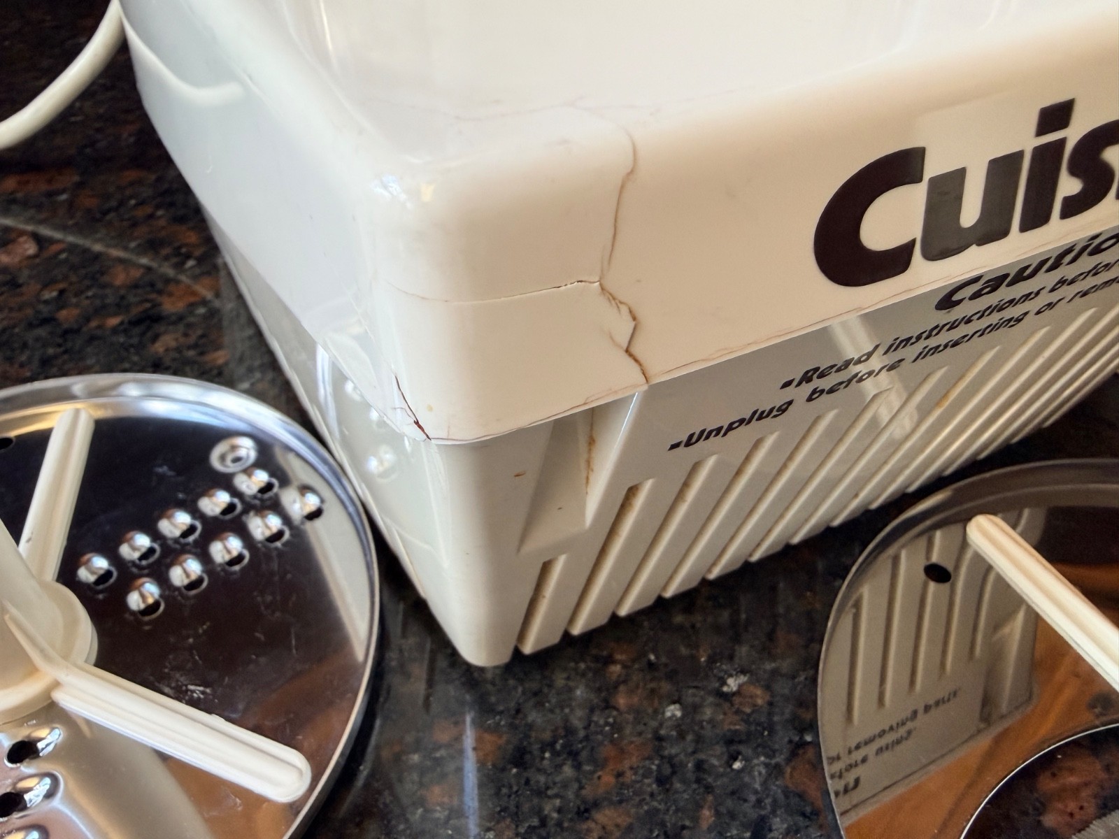 VTG Cuisinart Food Processor Robot Coupe CFP-9 White Tested