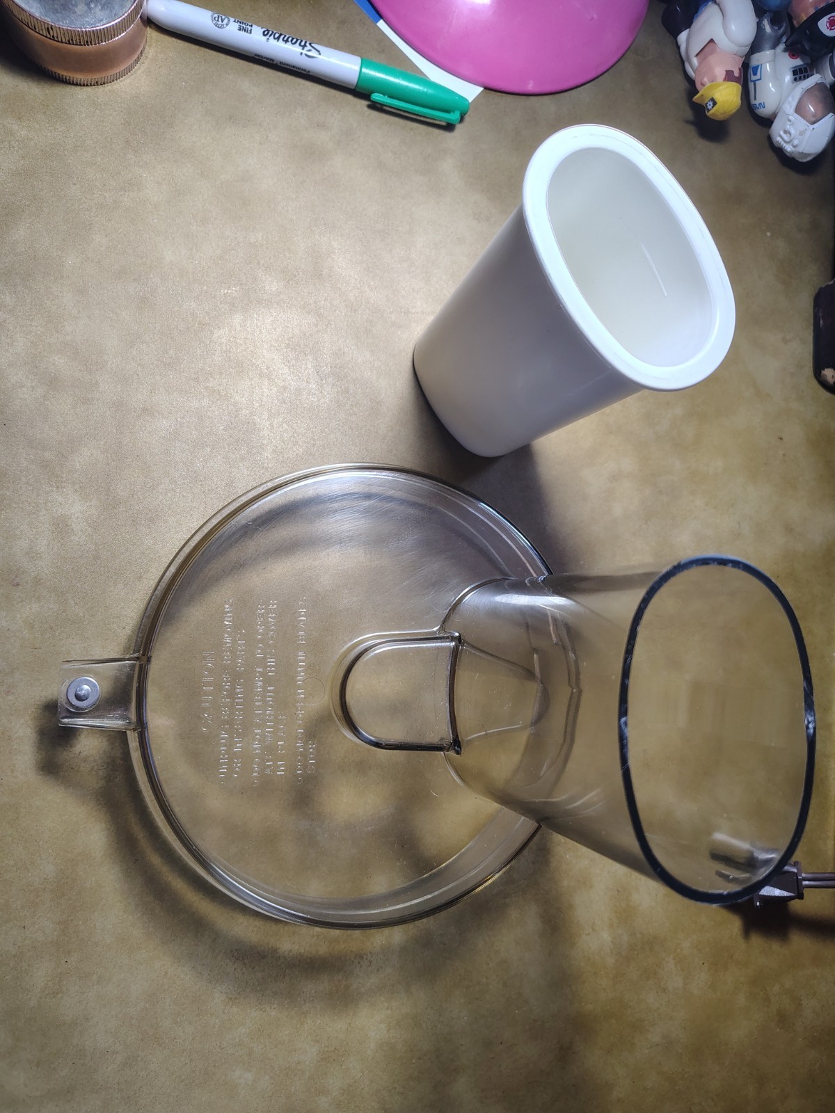 GE General Electric D5FP1 PUSHER & WORK BOWL LID Food Processor REPLACEMENT PART