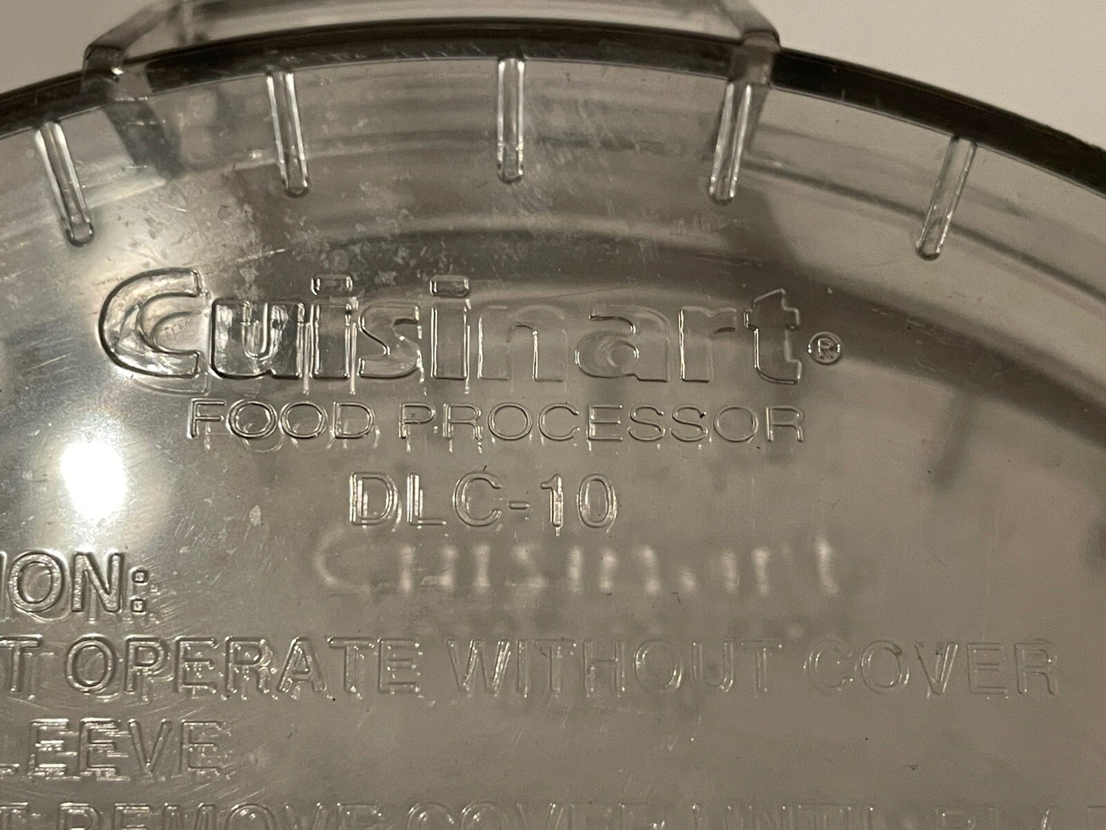 Cuisinart DLC-10 Food Processor Lid DLC-117BGTX / DLC-118BGTX – NO PUSHER