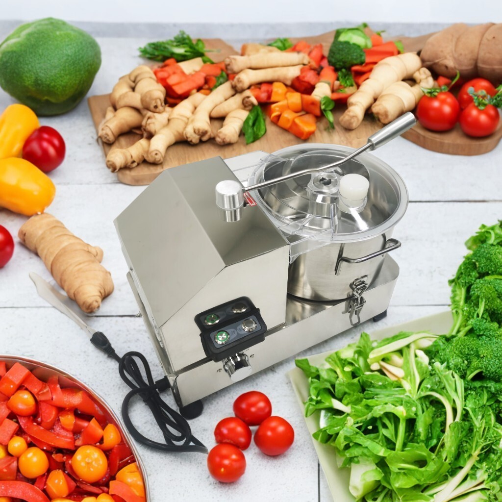 Multi-Function Food Processor 110V Vegetable Chopper 6L Commercial Meat Grinder