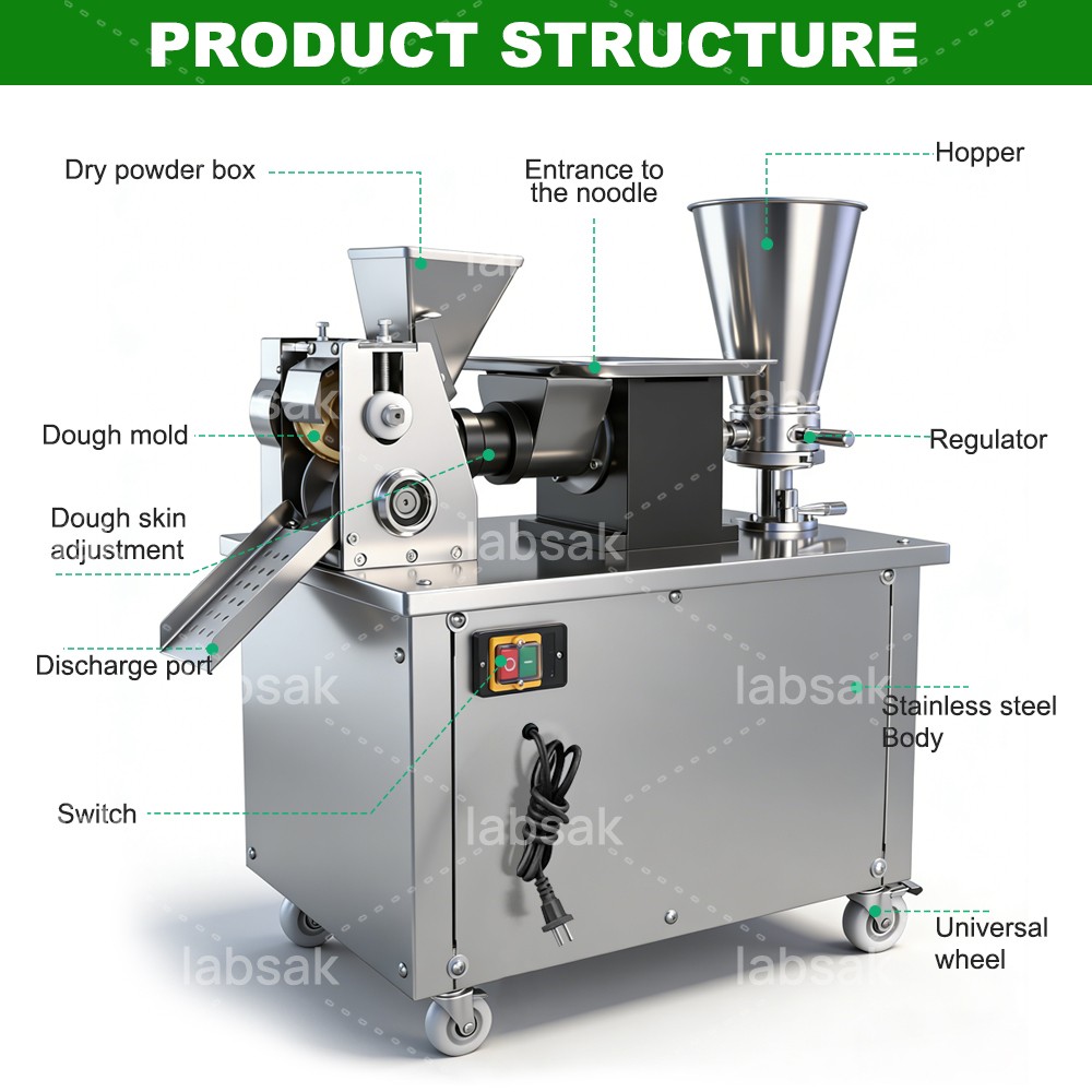 Automatic Large Meat Pie Maker Big Empanadas Samosa Dumpling Making Machine