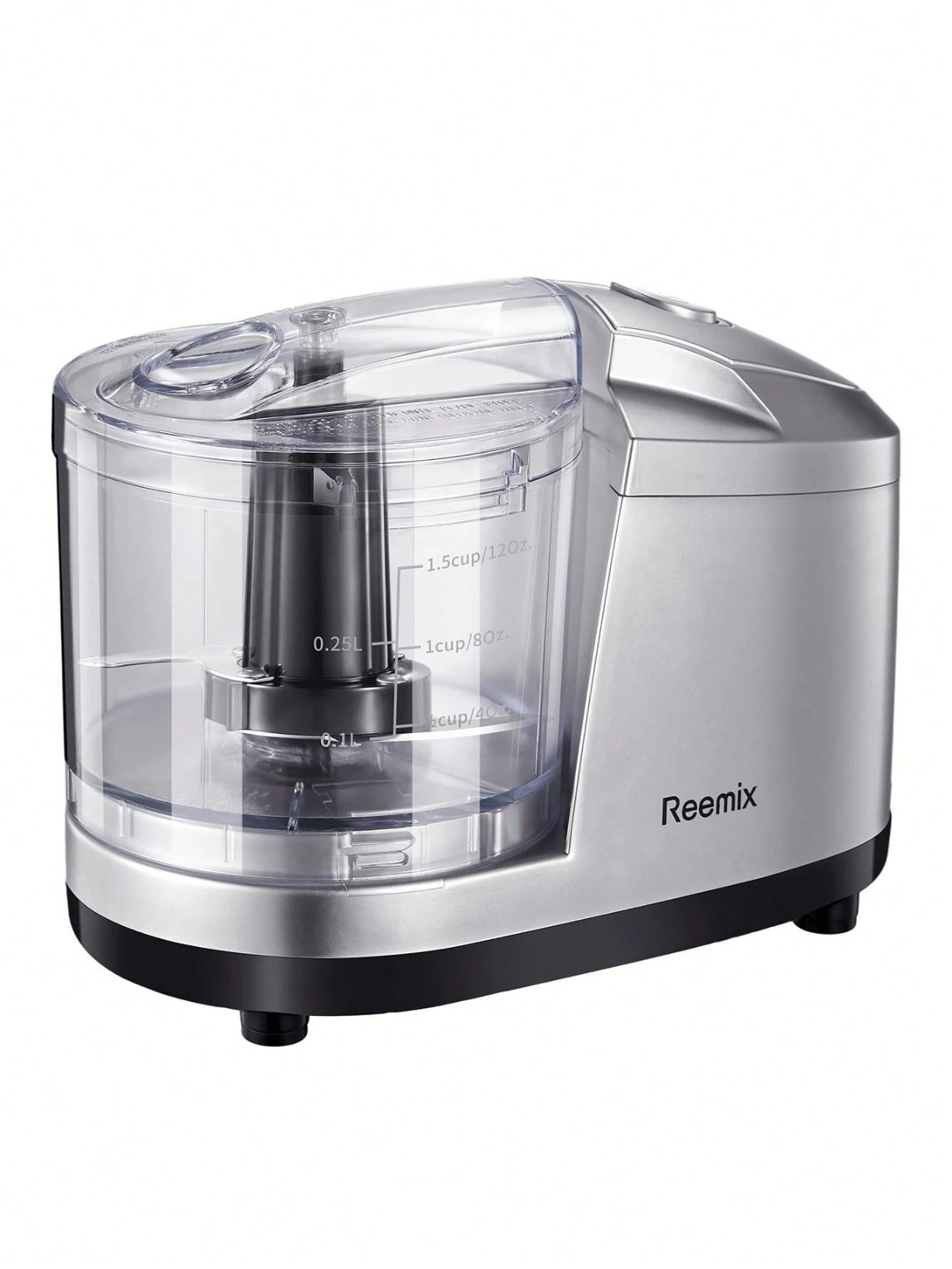 Mini Food Processor Electric Chopper 1.5 Cup One Touch Stainless Blade
