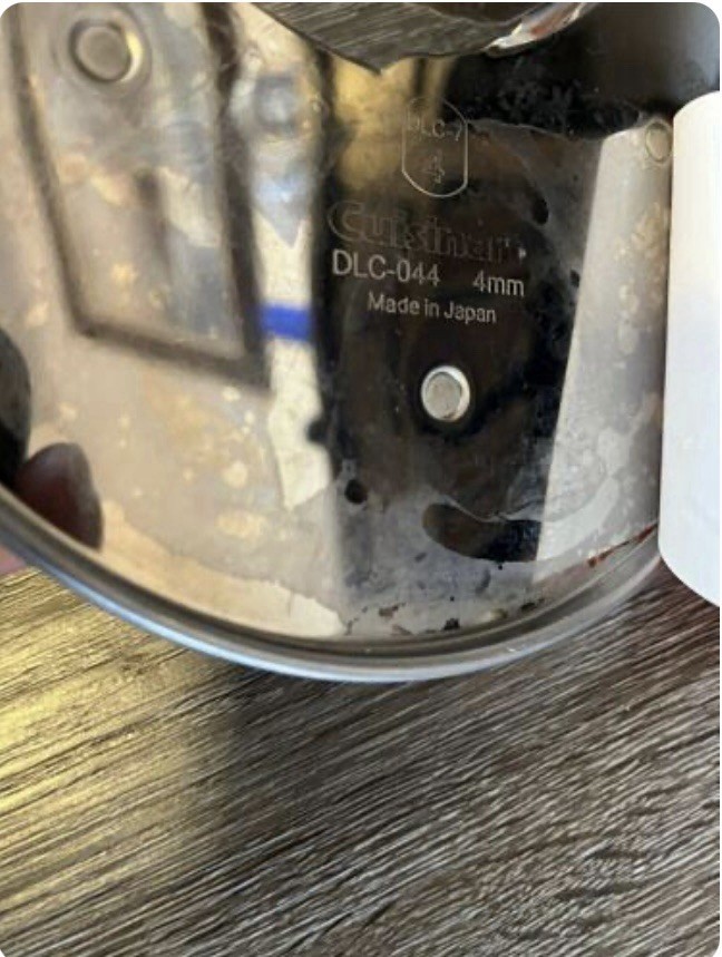 Cuisinart DLC-044 4mm Disc DLC-7 Food Processor Replacement Part Made In Japan