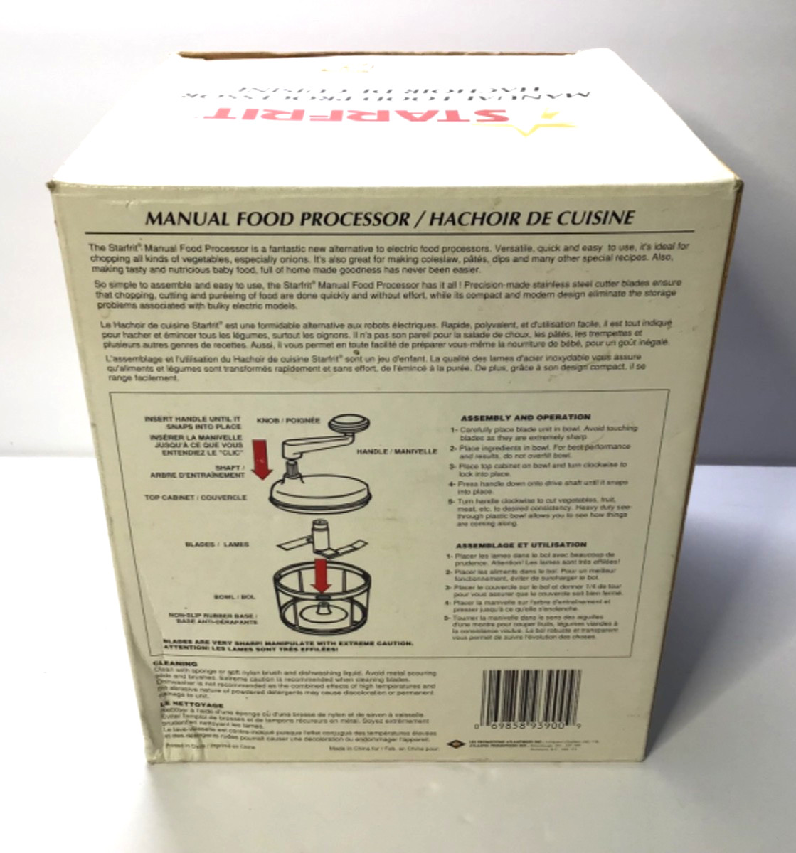 STARFRIT: MANUAL FOOD PROCESSOR – COMPACT FOOD PROCESSOR