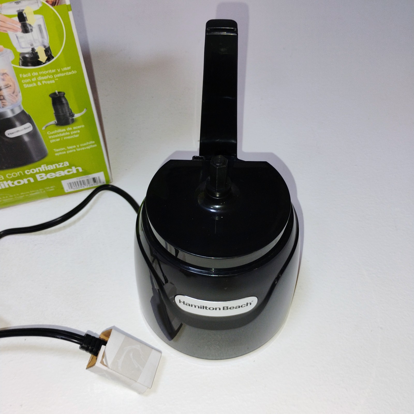 Hamilton 72850 Beach Stack & Press 3-Cup Chopper – Black