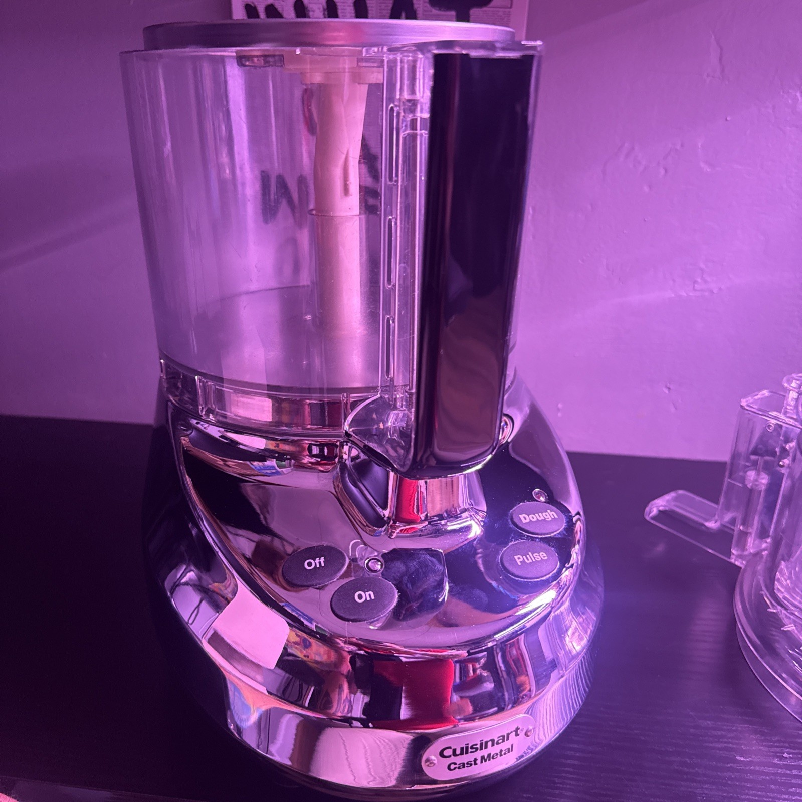 Cuisinart Cast Metal Chrome Food Processor 11 Cup Heavy Duty DLC-3014