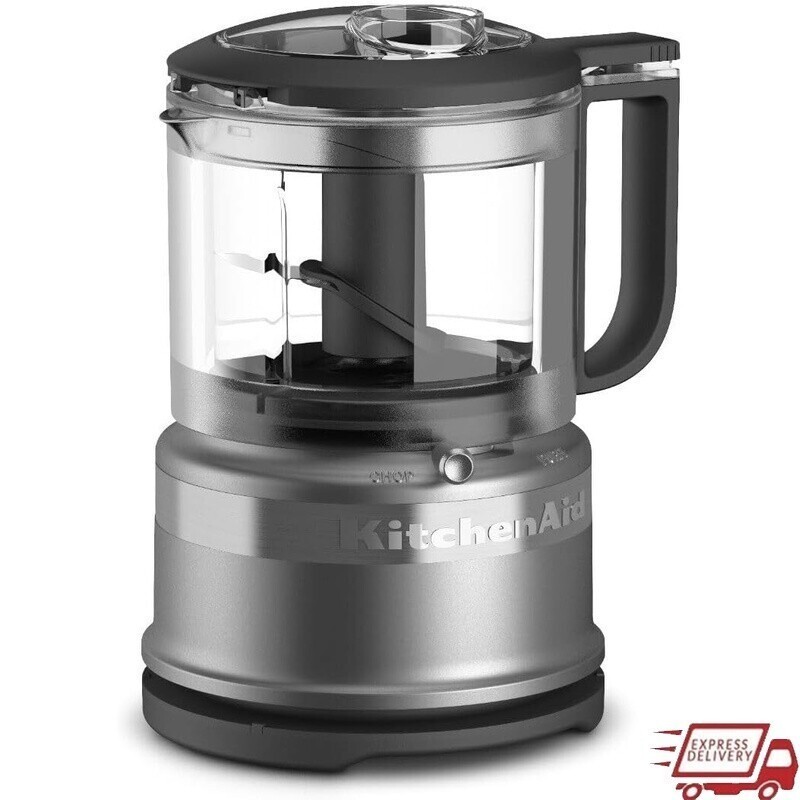 3.5 Cup Food Chopper Mini Processor W/ Locking Blade & Easy Pour Spout 240 Watts