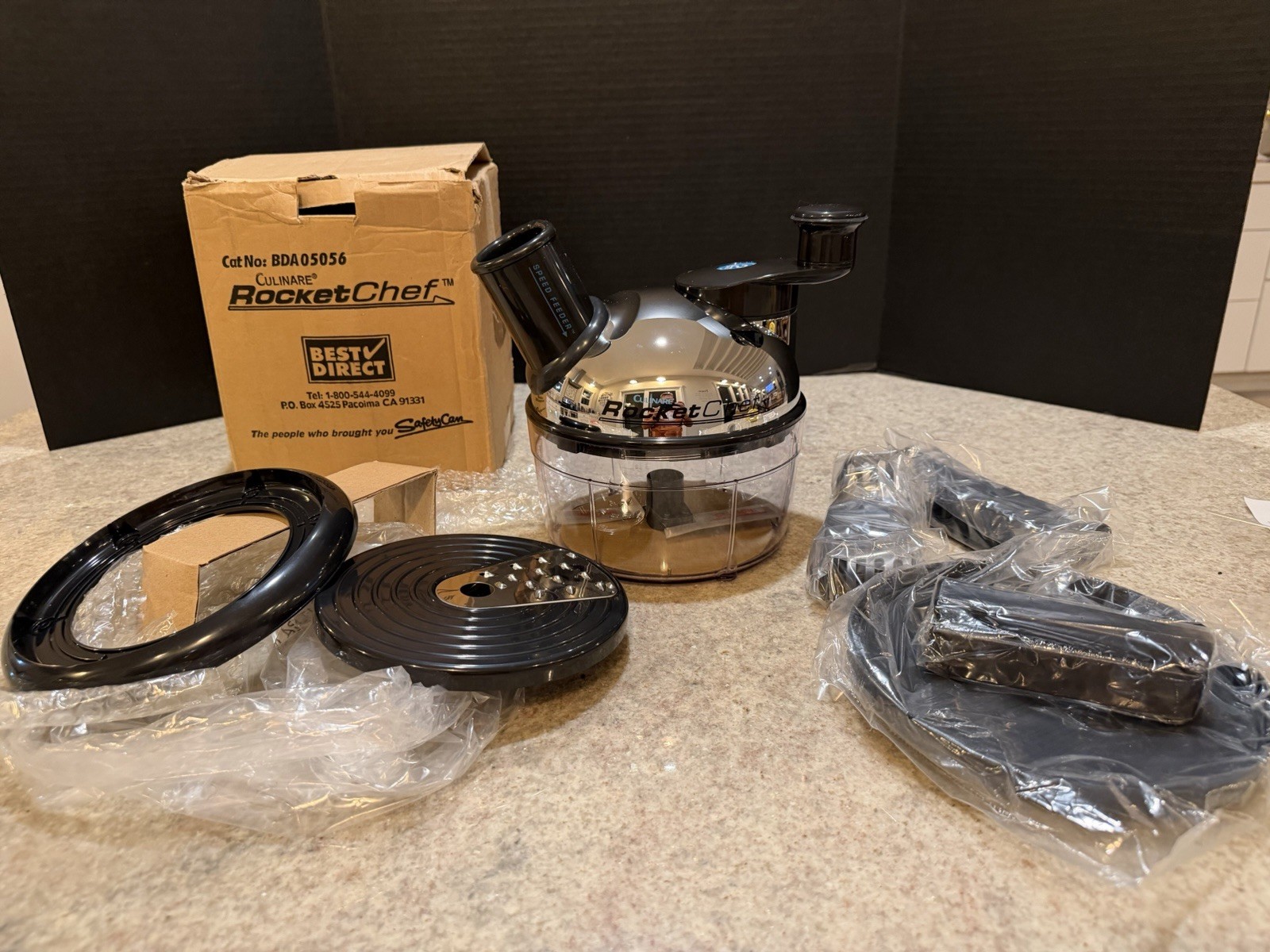 New Culinare Rocket Chef Food Processor Set BDA 05056
