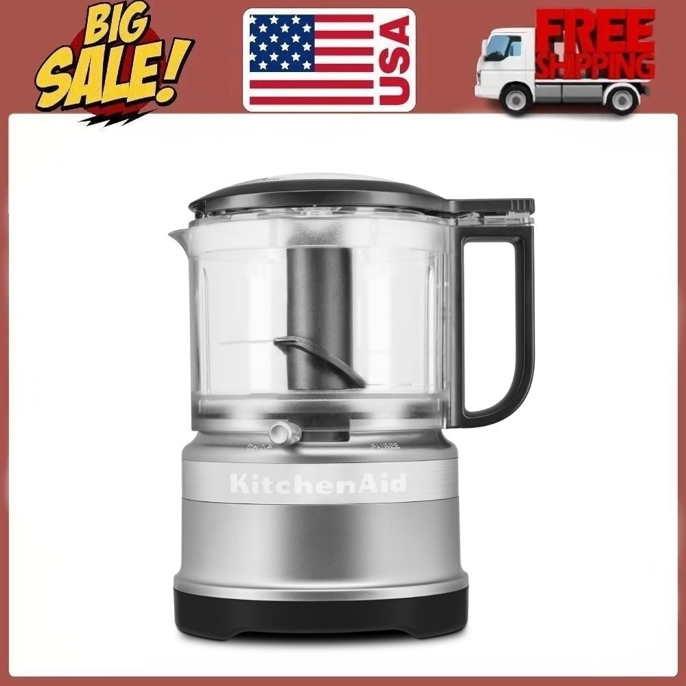 KitchenAid 3.5 Cup Food Chopper – KFC3510, Silver Color