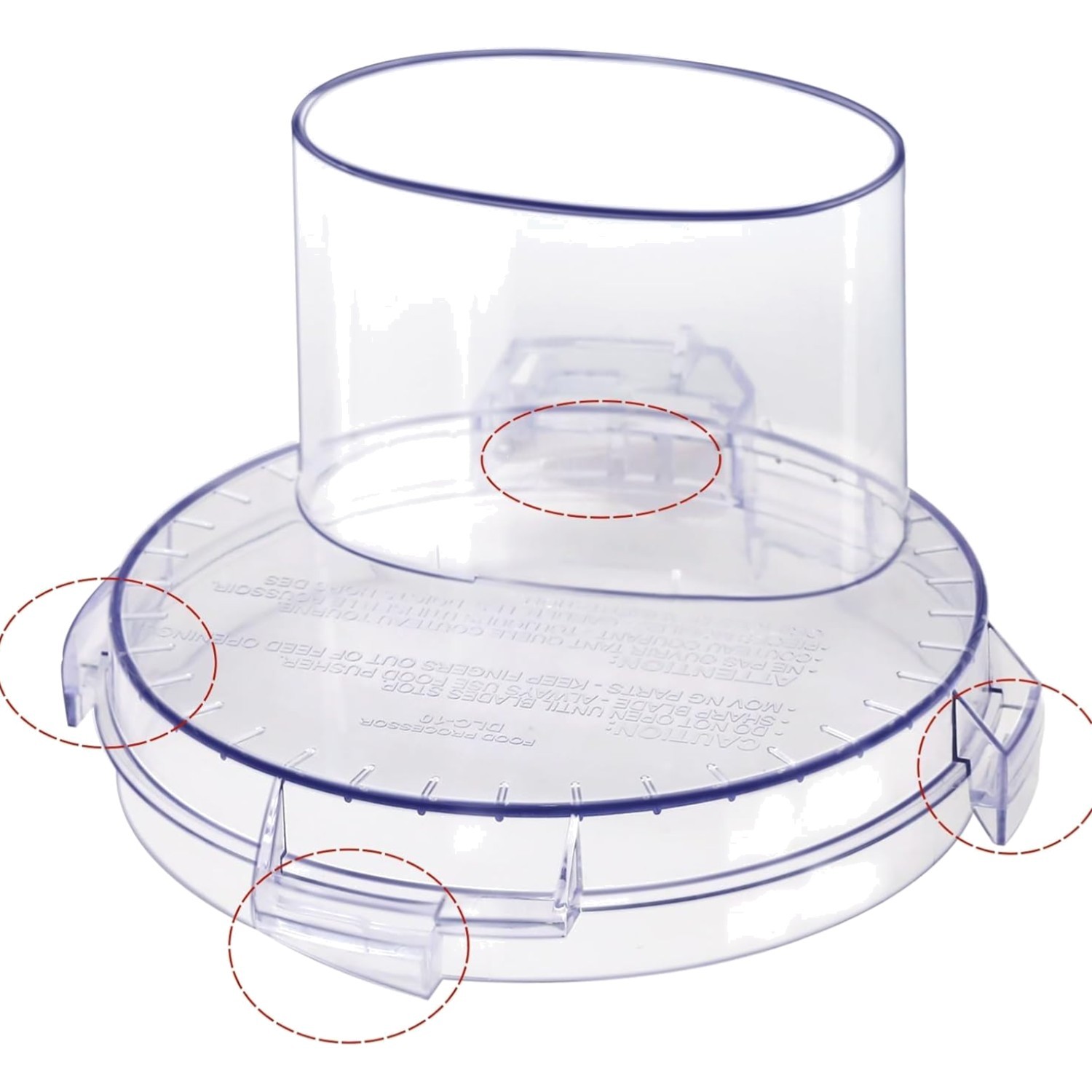 DLC-10 Series Work Bowl Cover 7-Cup DLC-117BGTXT-1 Food Processor Replacement…