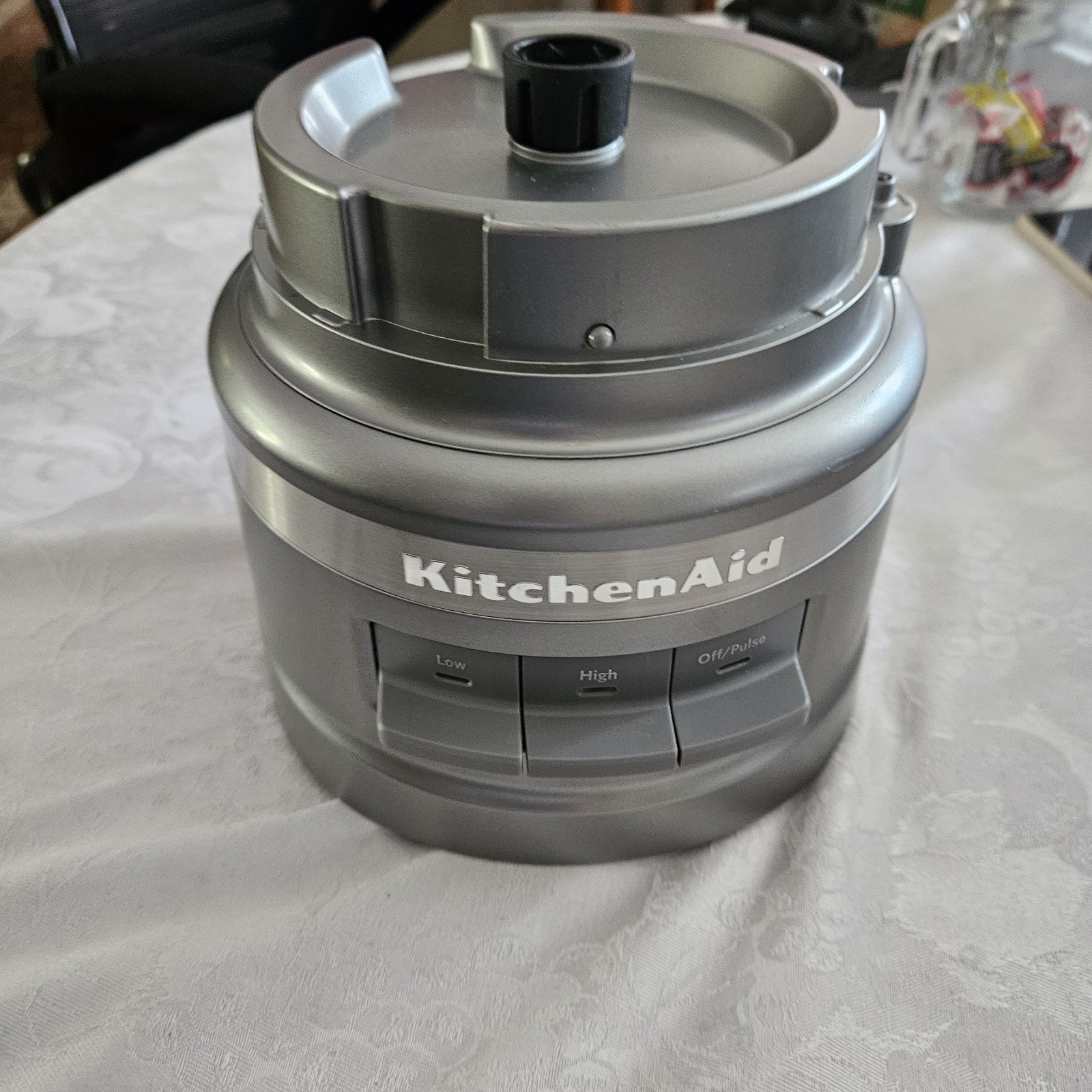 KitchenAid KFP0718CU 7-Cup Food Processor Silver with Pulse Function