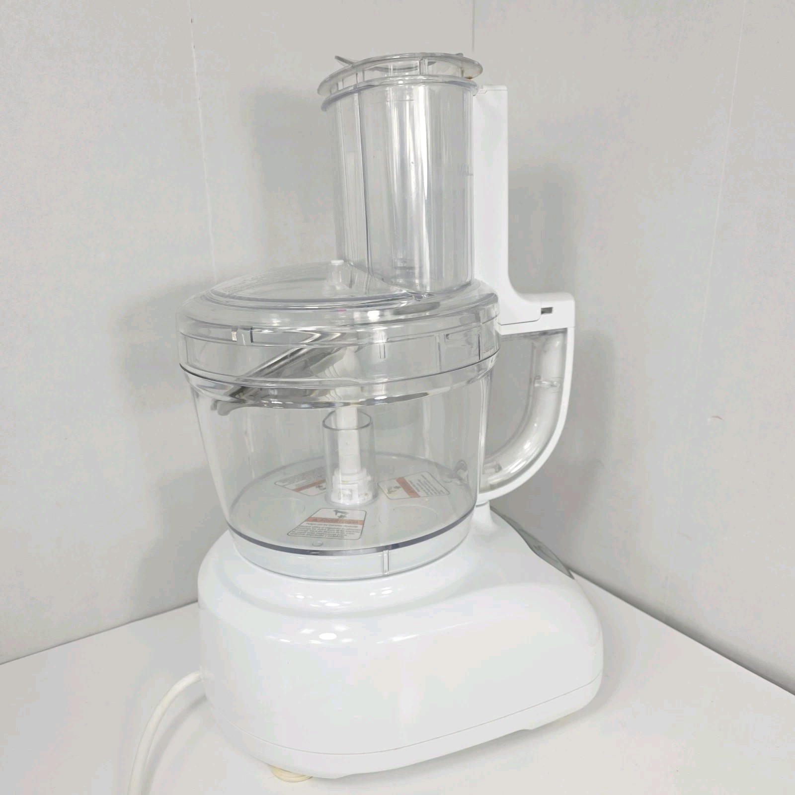 KitchenAid 12 Cup Food Processor White W/ Accessories & 4-Cup Bowl KFP760WH3