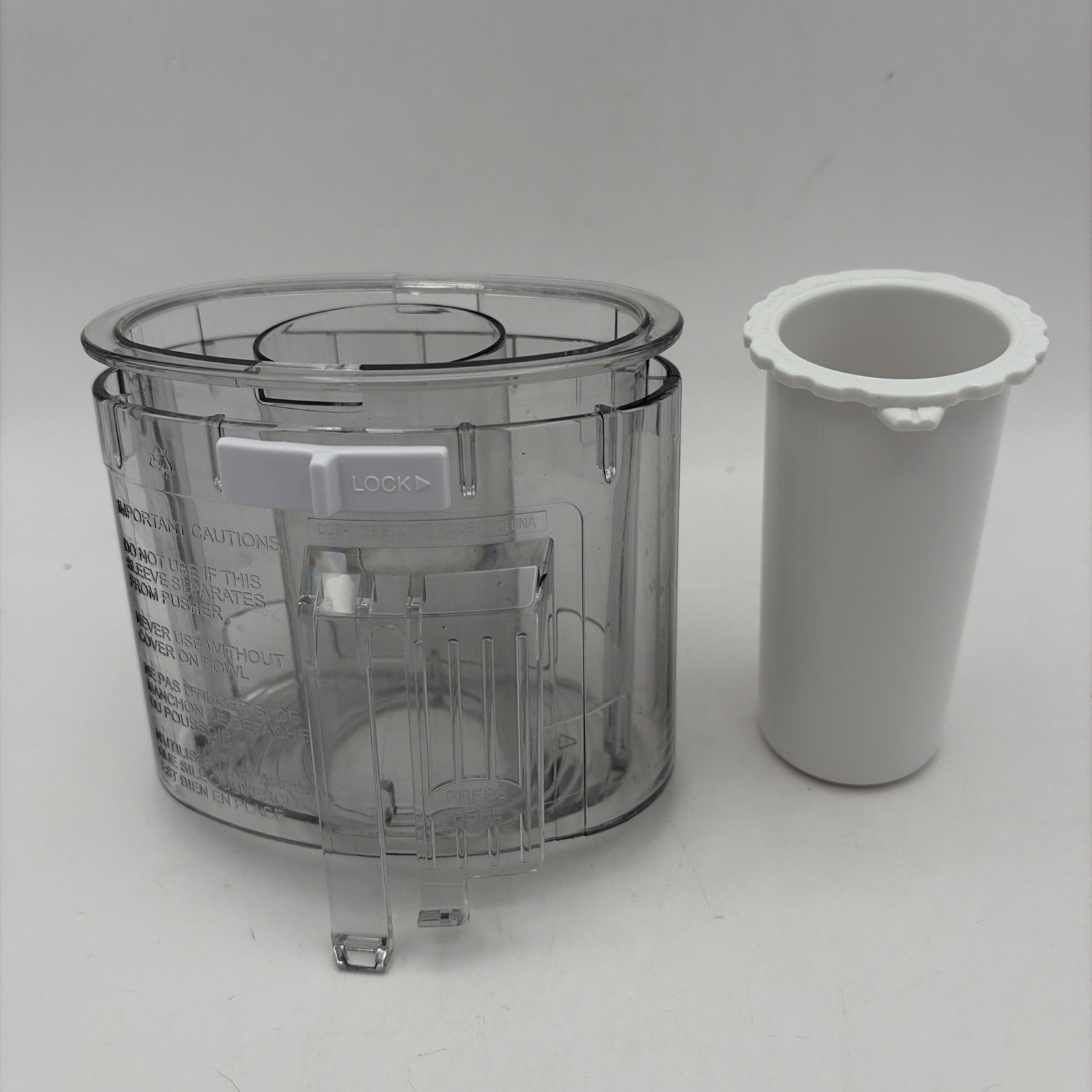 Cuisinart Pro Classic DLC-10S 7 Cup Food Processor Replacement Lid Chute Pusher