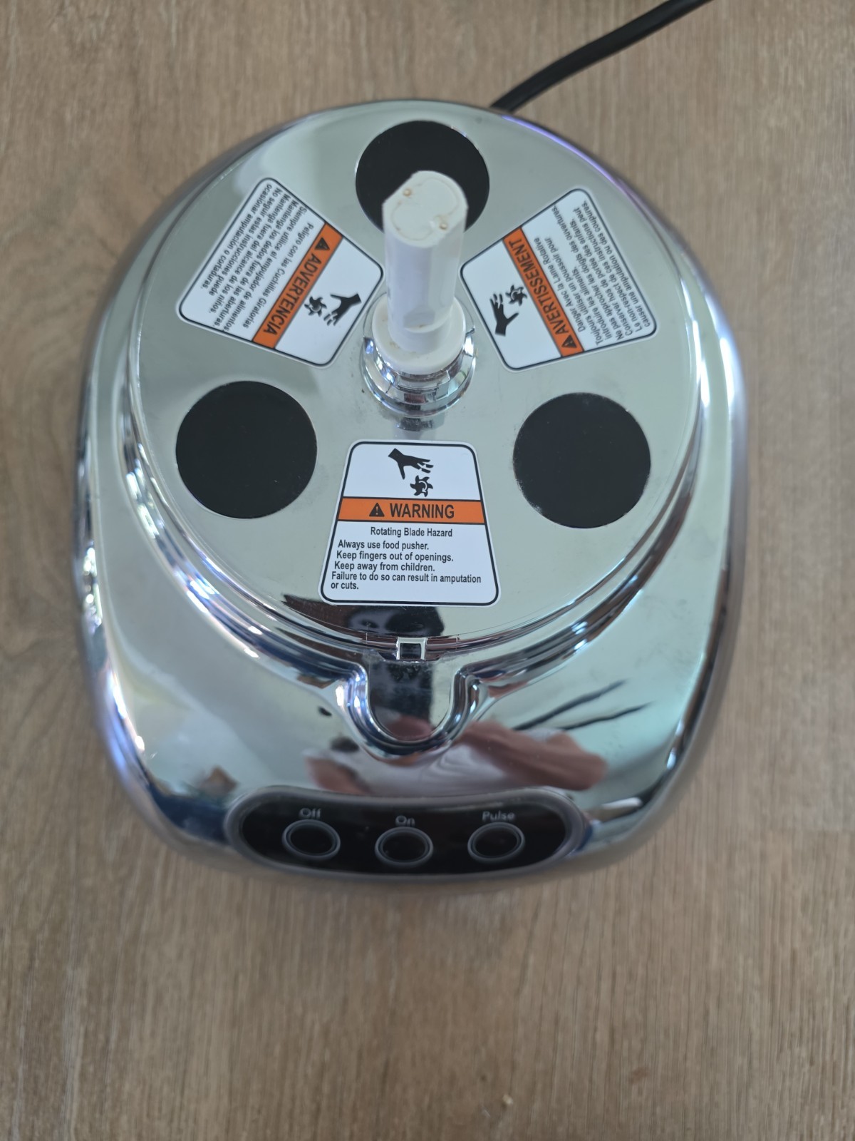 KitchenAid KFP740CR0 Food Processor Replacement Base Motor Only Chrome Works