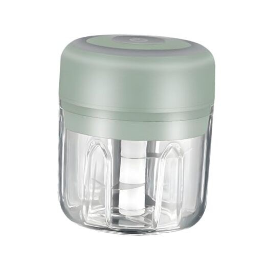 Mini Electric Food Processor & Garlic Chopper – 250ML USB 250ml – Green
