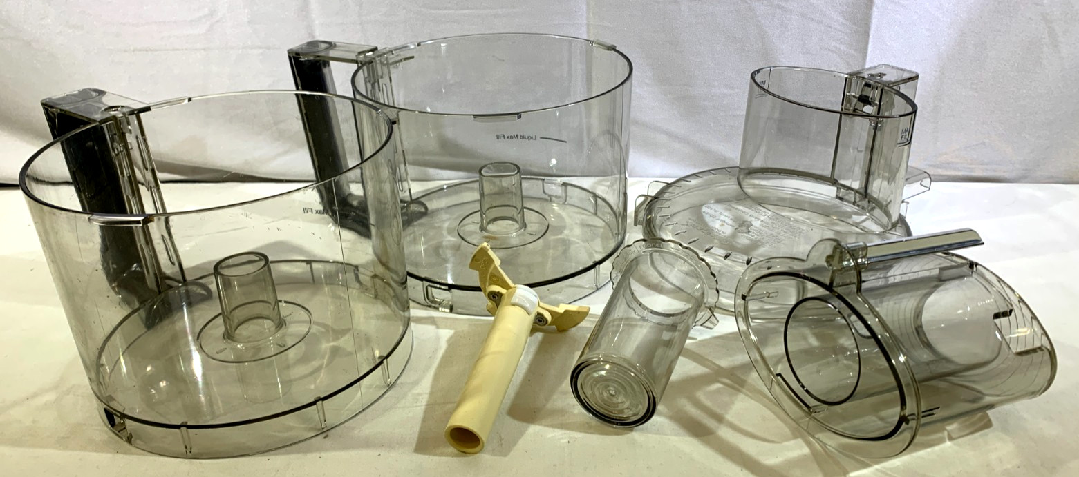 Lot of CUSINART Premier Food Processor DLC-2011 Replacements Parts ~ Work Bowls+