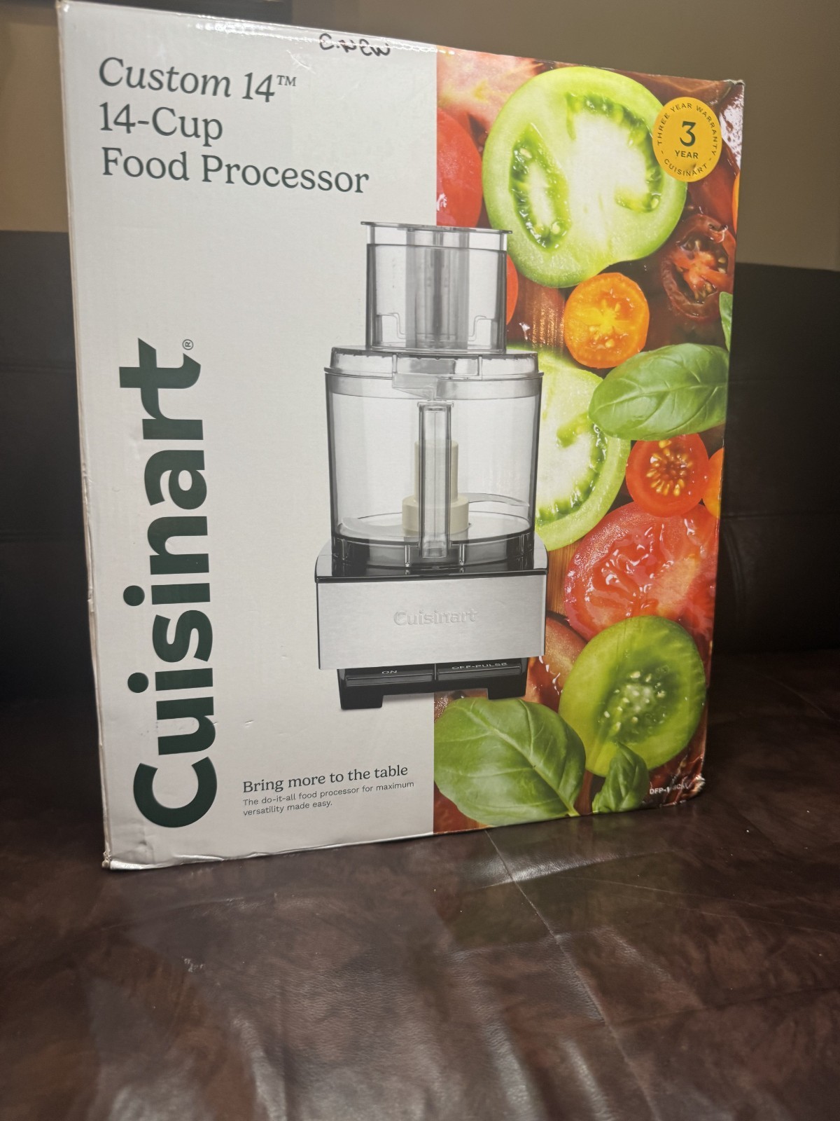 Cuisinart Custom 14-Cup Food Processor (Brushed Stainless Steel) – Brand New