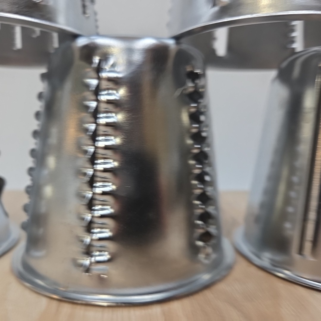 Complete Set Of 5- Food Processor Metal Replacement Cones: 1-5 Fits Salad Master