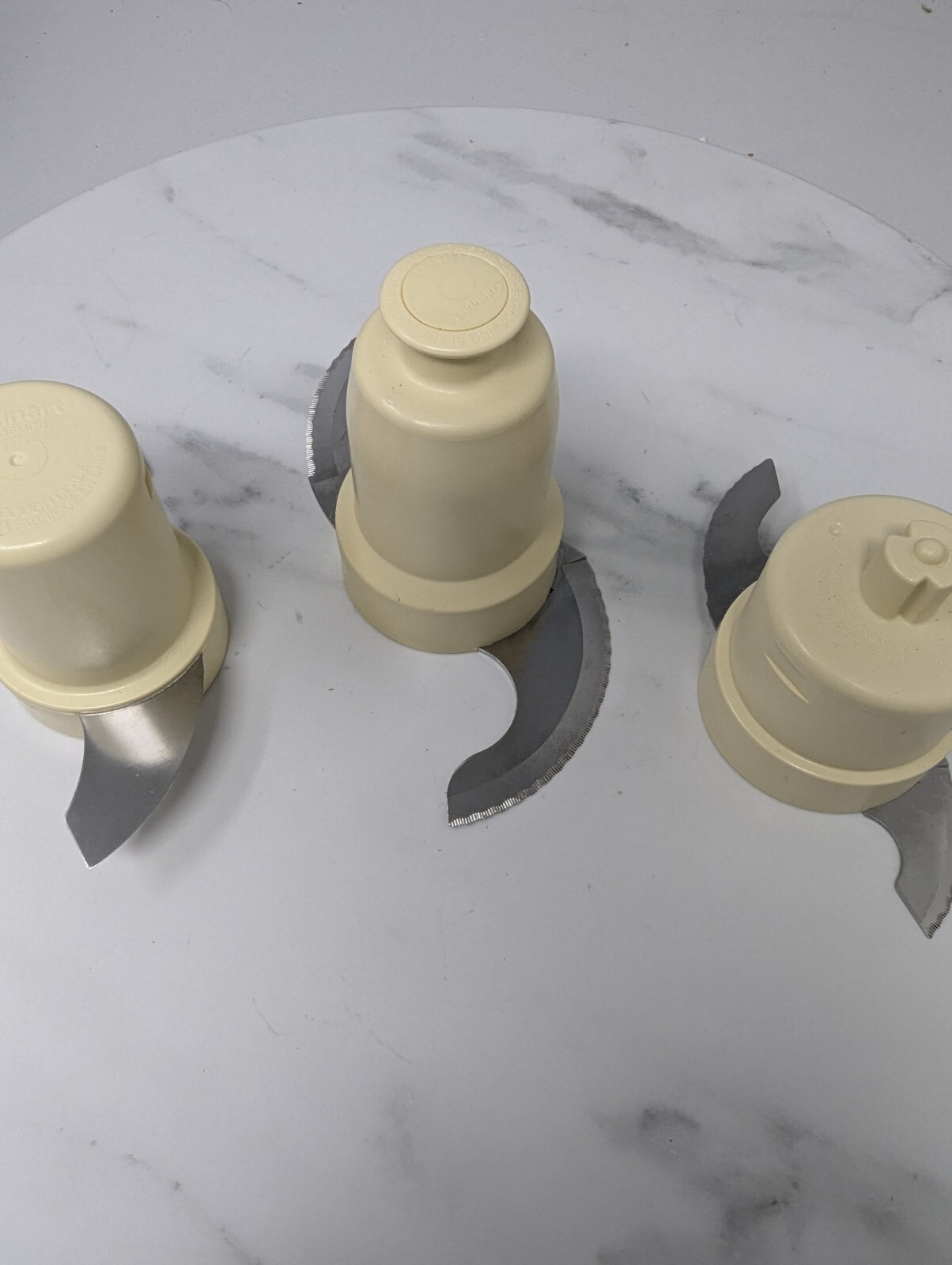 FP-16MDB FP-16LCB FP-16SCB cuisinart food processor, blades lot of three CLEAN