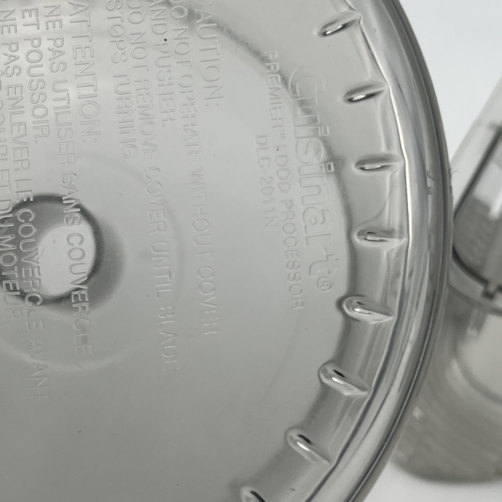 Cuisinart DLC-2011N Food Processor – Bowl, Lid, Shute, Pusher & Spatula Parts
