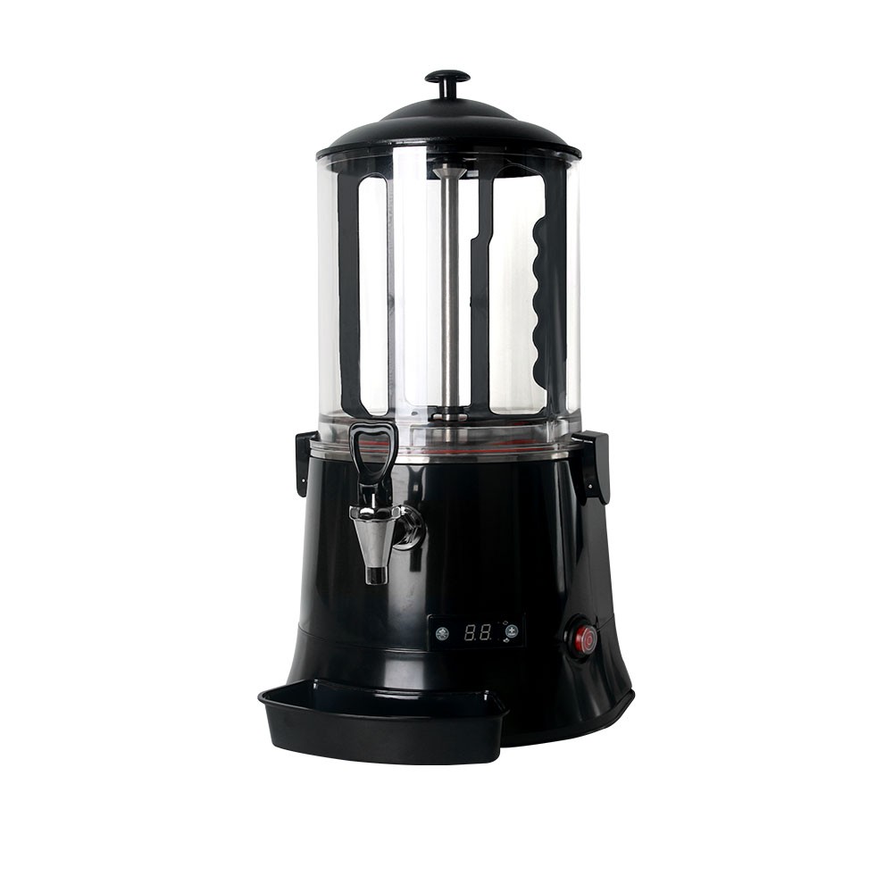 5-10L Commercial Chocolate Heating Dispenser Hot Beverage Coffee Milk Mixer 110V