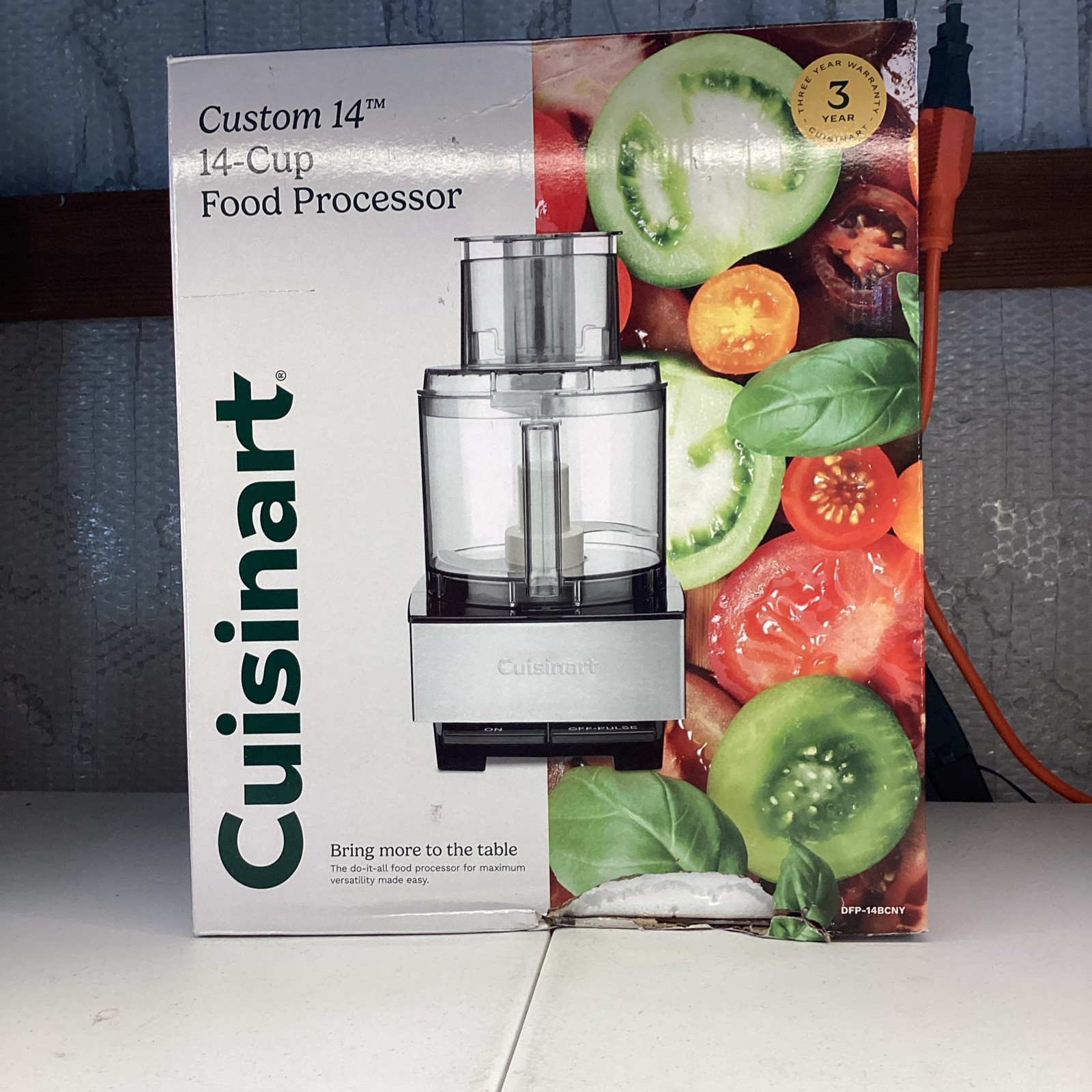 Cuisinart Custom 14 14-Cup Food Processor – Brushed Stainless (DFP-14BCNY)