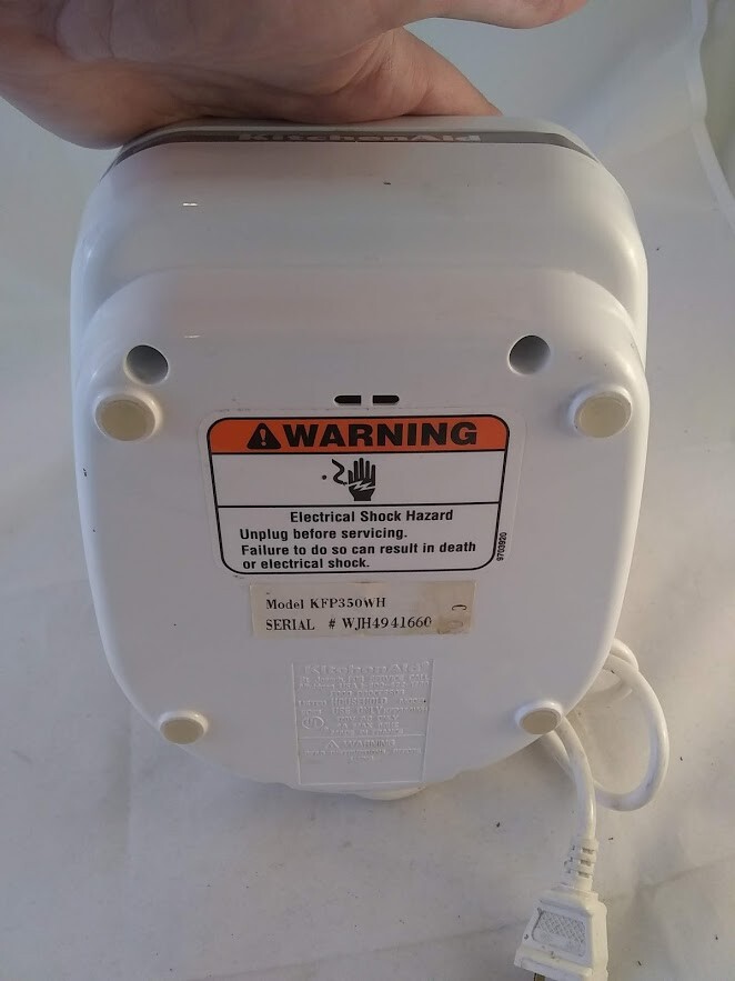 KitchenAid Food Processor KFP350WH Replacement Part Base Motor Unit Only