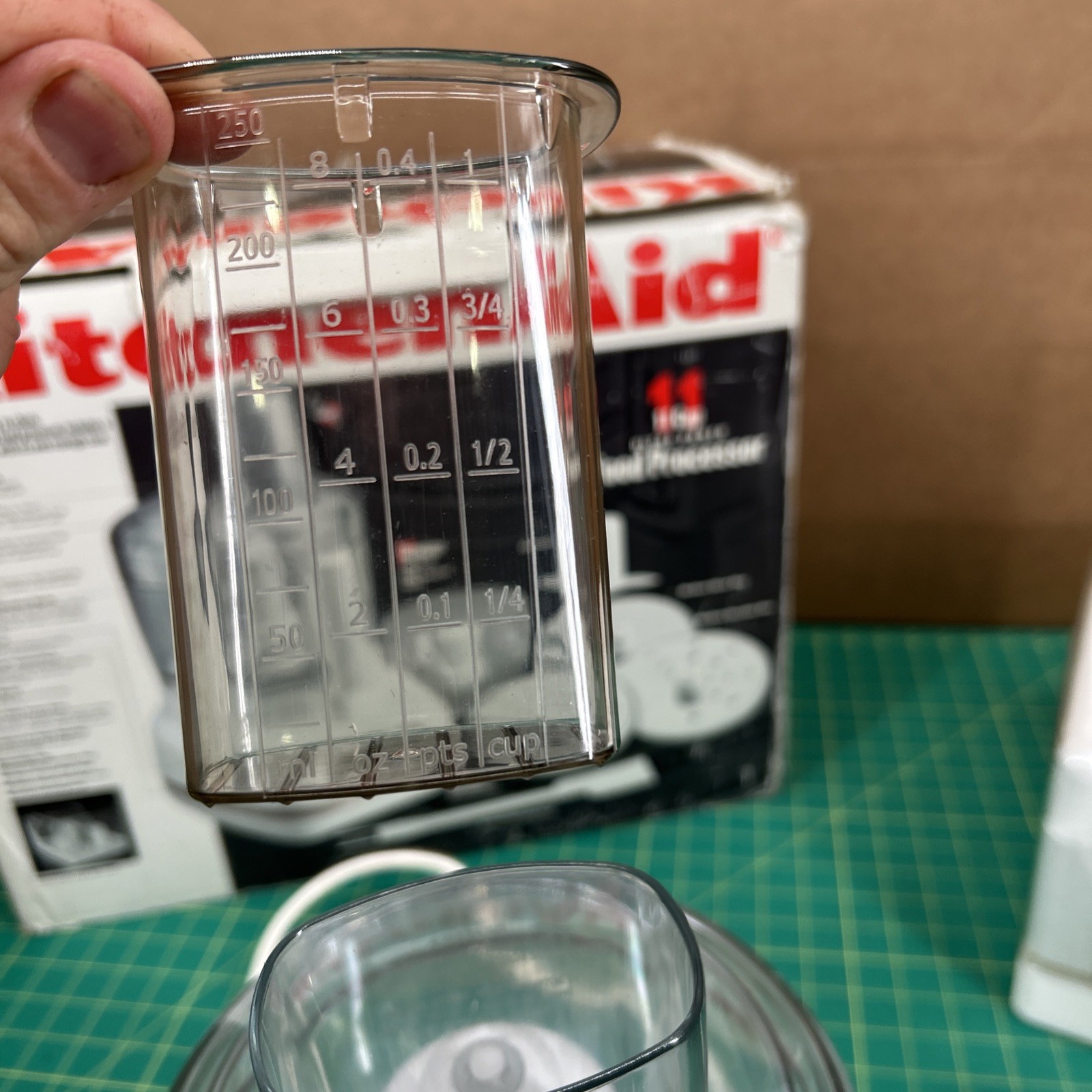 KitchenAid Ultra Power Food Processor 11 Cup KFP-600 WHITE Attachments ORG BOX