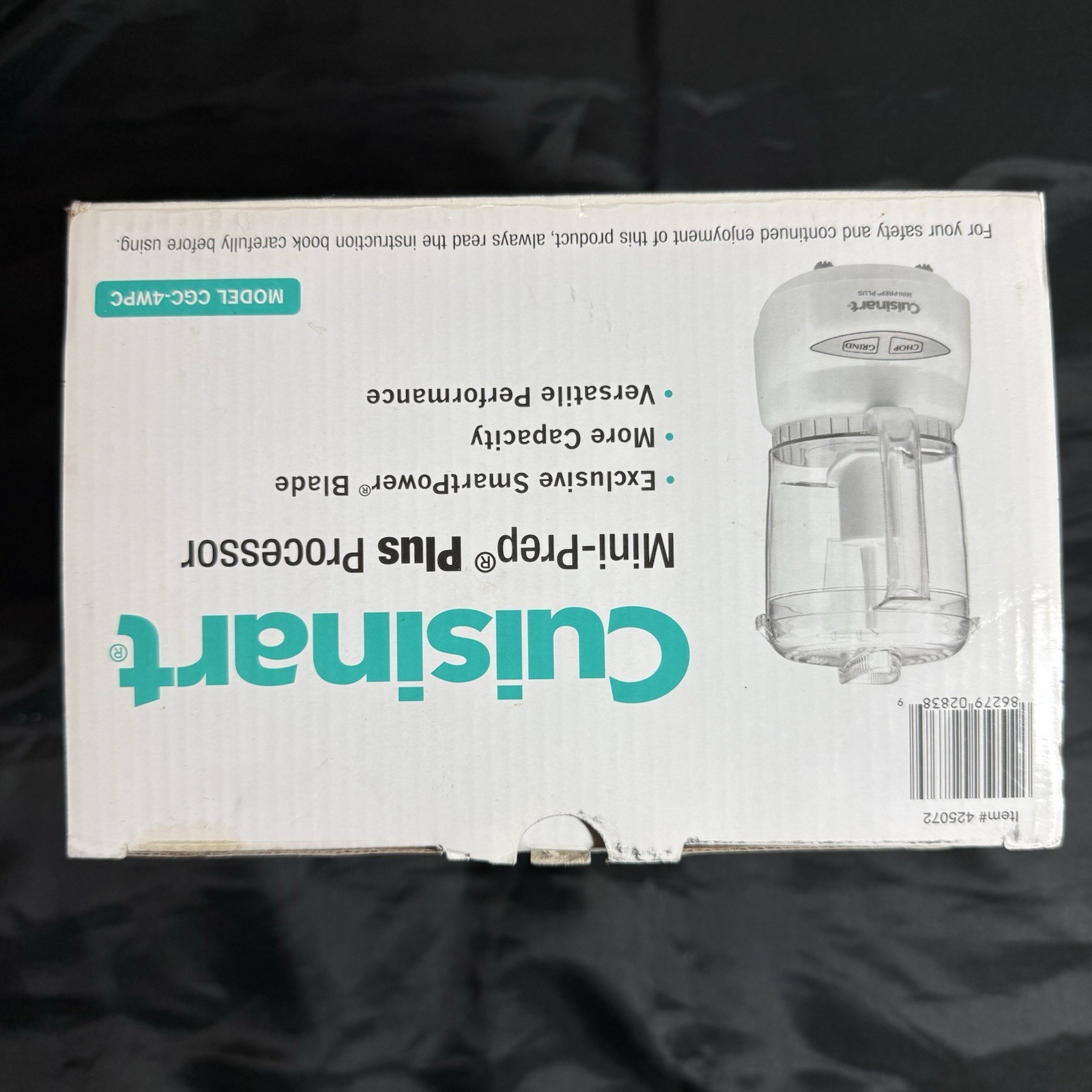 Cuisinart CGC-4WPC Mini-Prep Plus 4-Cup Food Processor