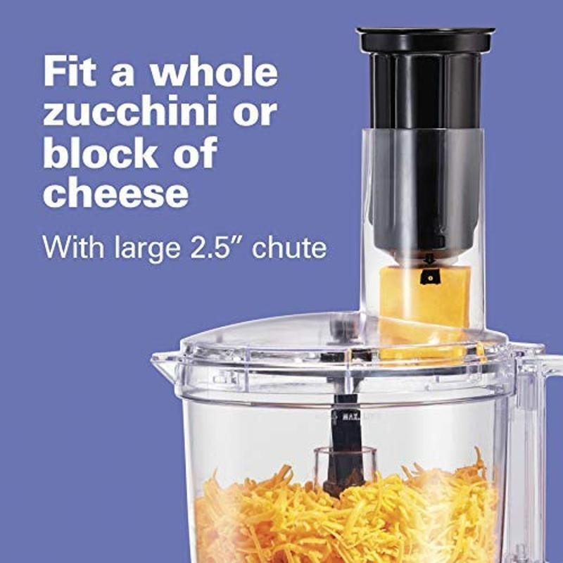 Food Processor & Vegetable Chopper Slicing Shredding Mincing Puree 10 Cups Grey